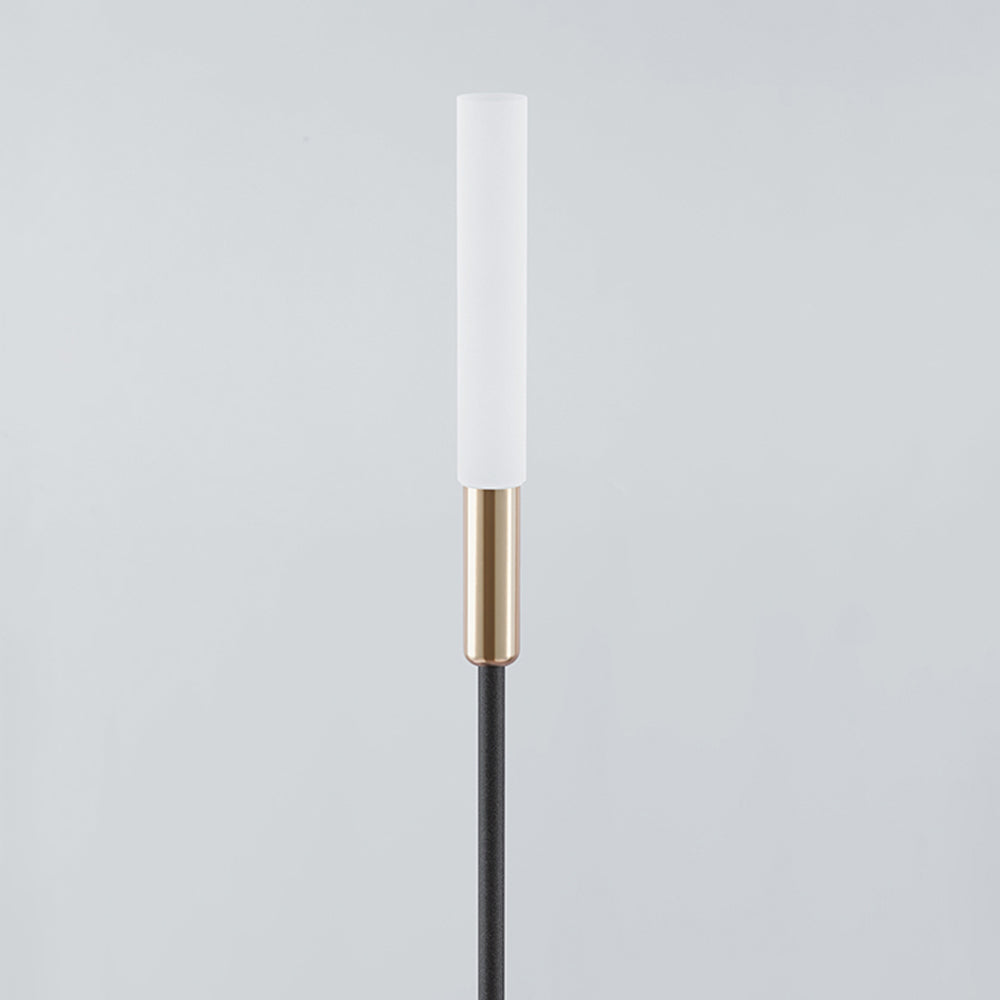 Isha Borne Extérieure Roseau Moderne Noir Allée - Neutralighting