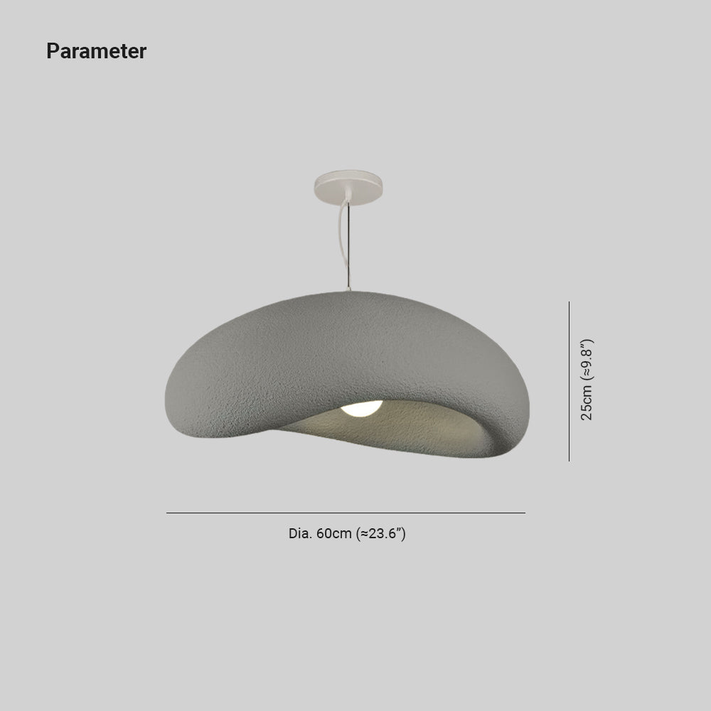 Avi Suspension Pavé Contemporaine, Metal/Polystyrène, Bleu/Gris, Chambre - Neutralighting