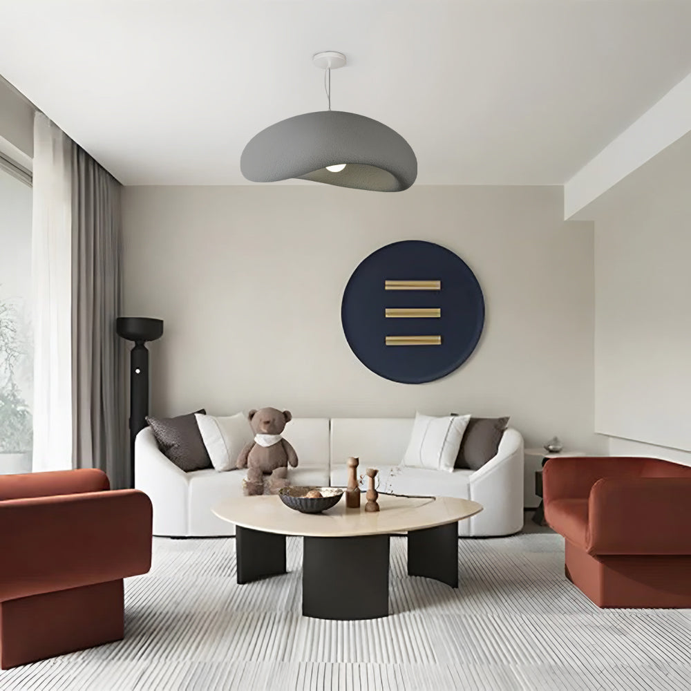 Avi Suspension Pavé Contemporaine, Metal/Polystyrène, Bleu/Gris, Chambre - Neutralighting