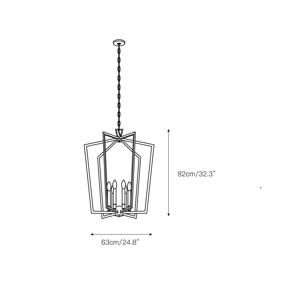Abbotswell Lustre Traditionnel Moderne Laiton - Neutralighting