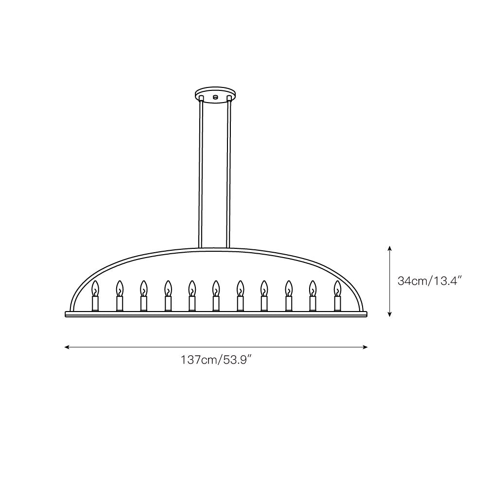 Abbott Lustre Linéaire Métal Minimaliste - Neutralighting
