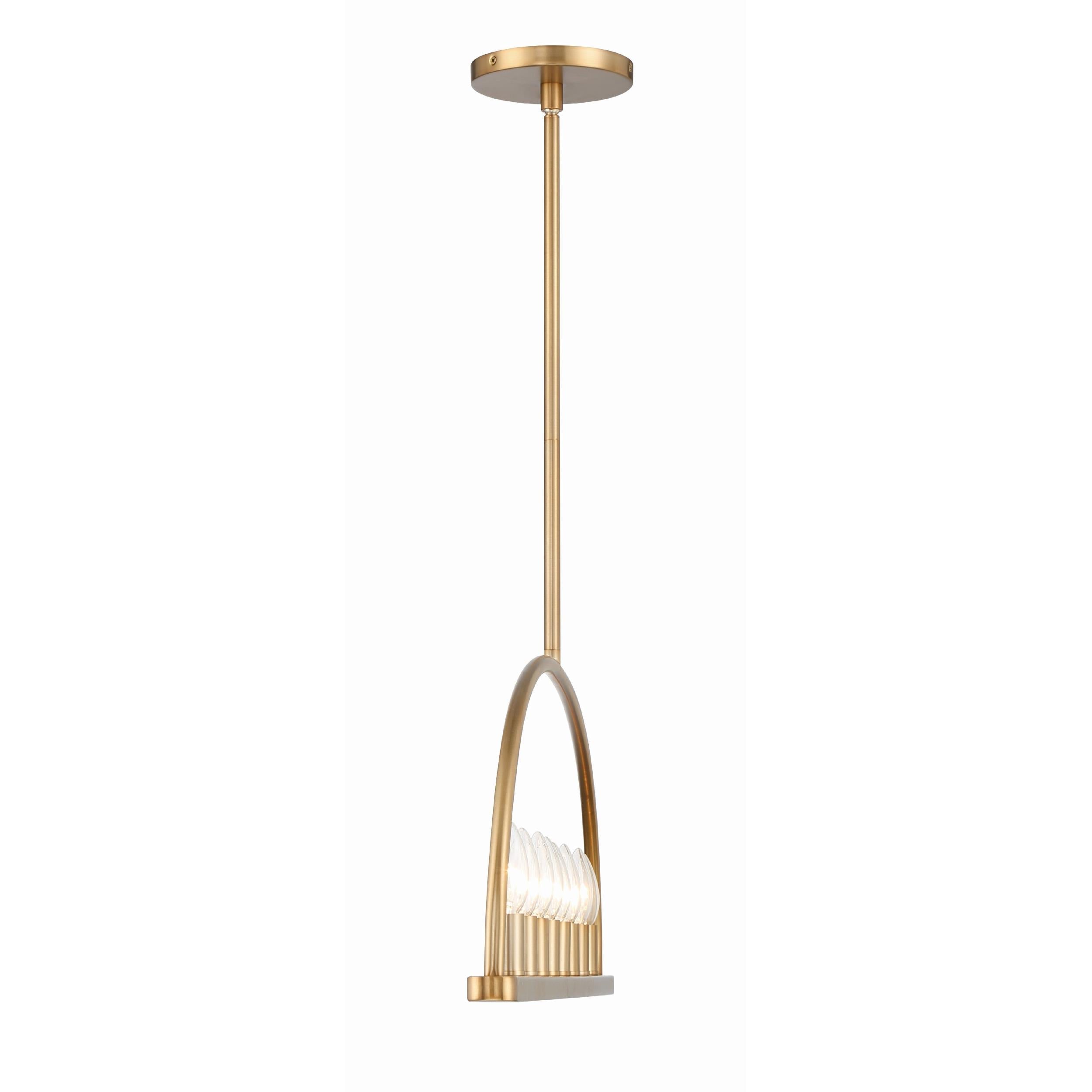 Abbott Linear Minimalist Metal Chandelier - Lamp Copper