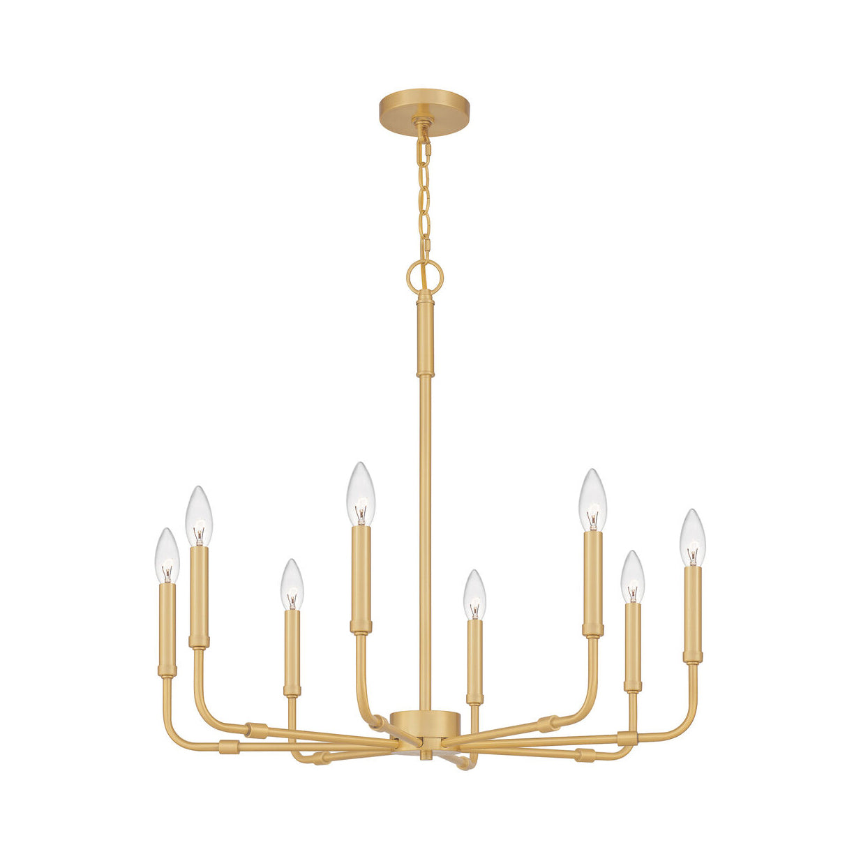 Abner Lustre Industriel Moderne Laiton - Neutralighting