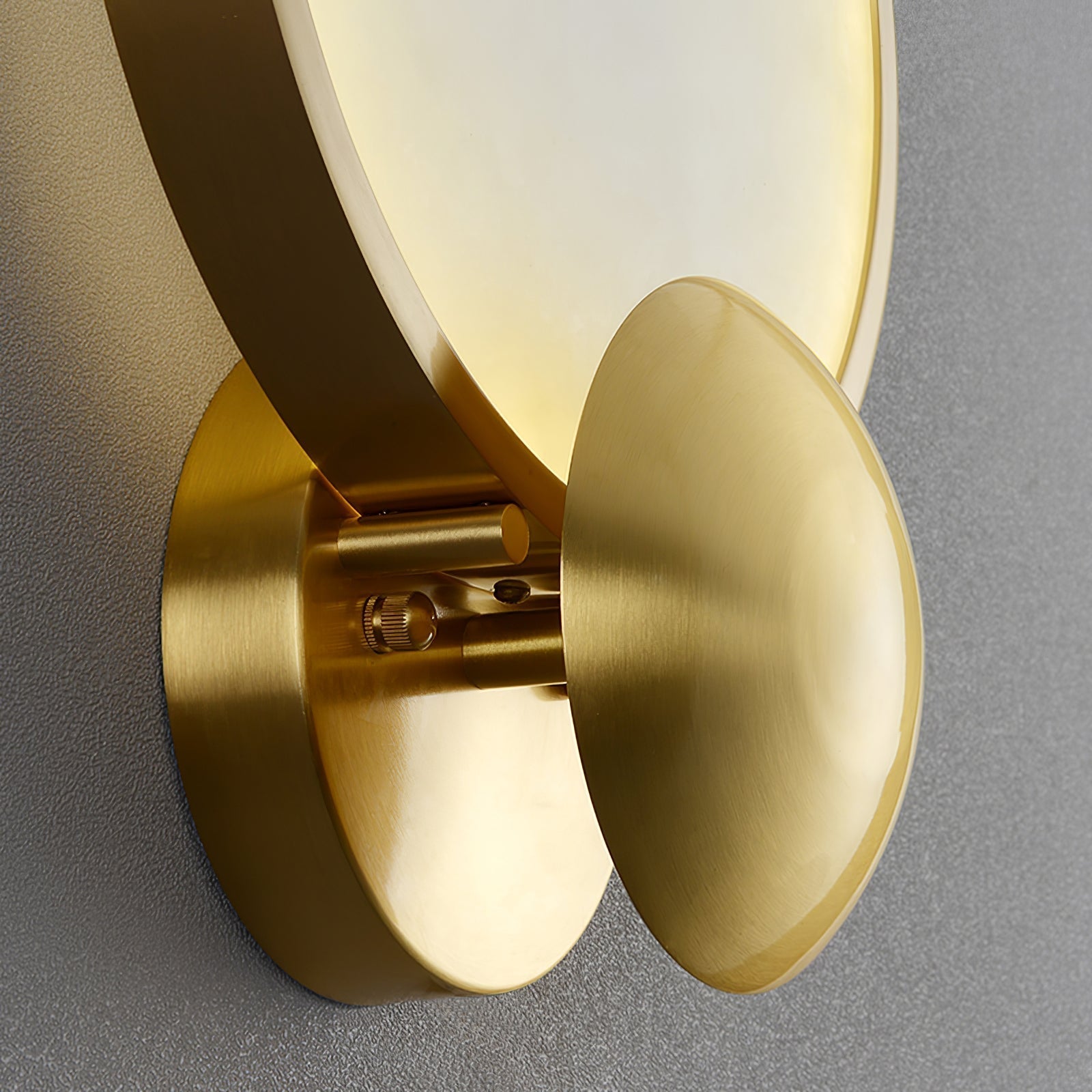 Sol Applique Murale en Albâtre et Laiton - Neutralighting