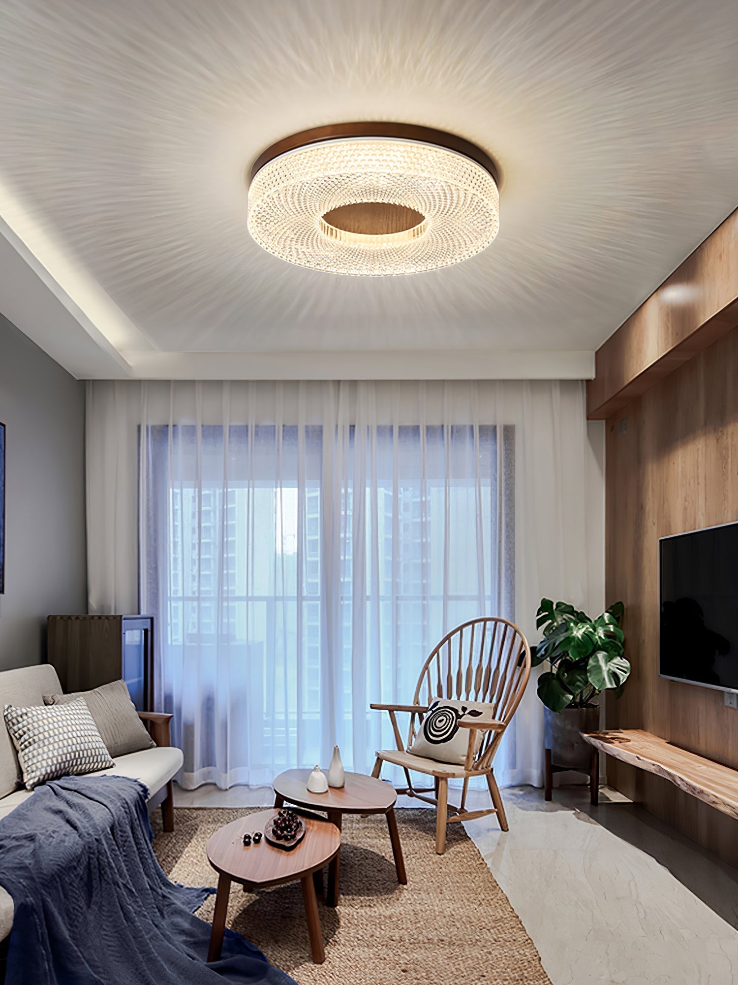 Solara Plafonnier Acrylique Anneau Moderne Minimaliste - Neutralighting