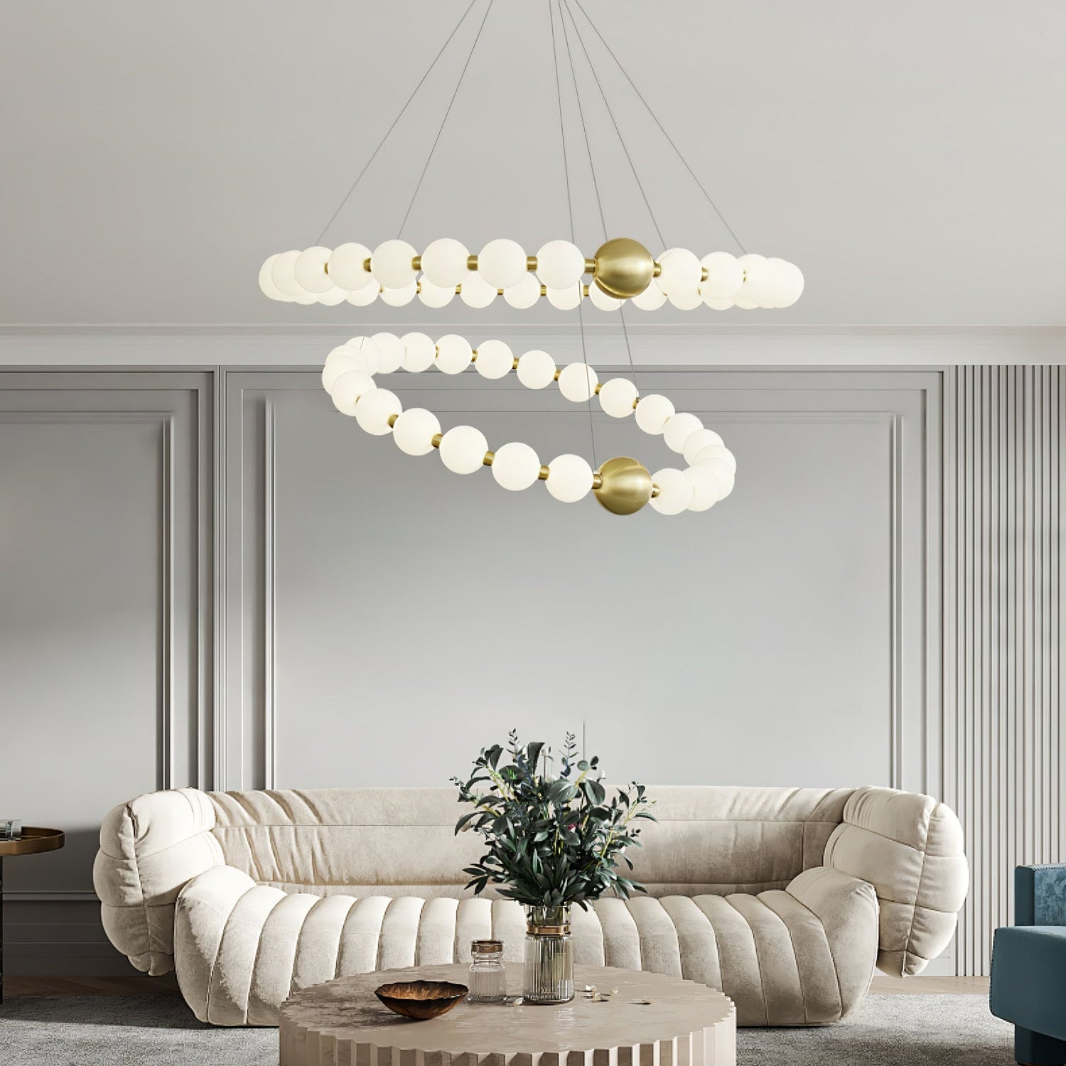 Cetalan Lustre Élégance Art Perles Plastique - Neutralighting
