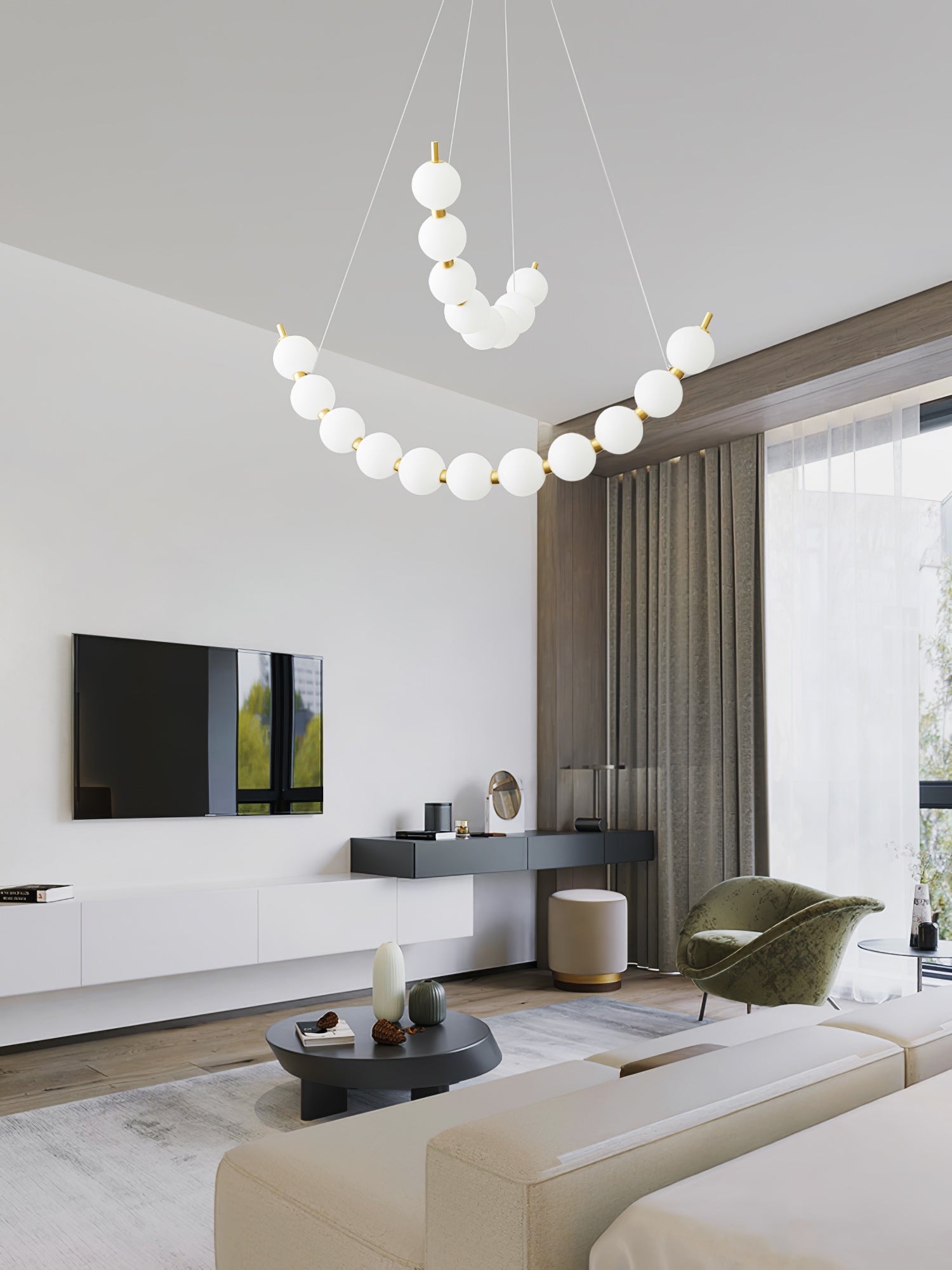 Cetalan Lustre Élégance Art Perles Plastique - Neutralighting