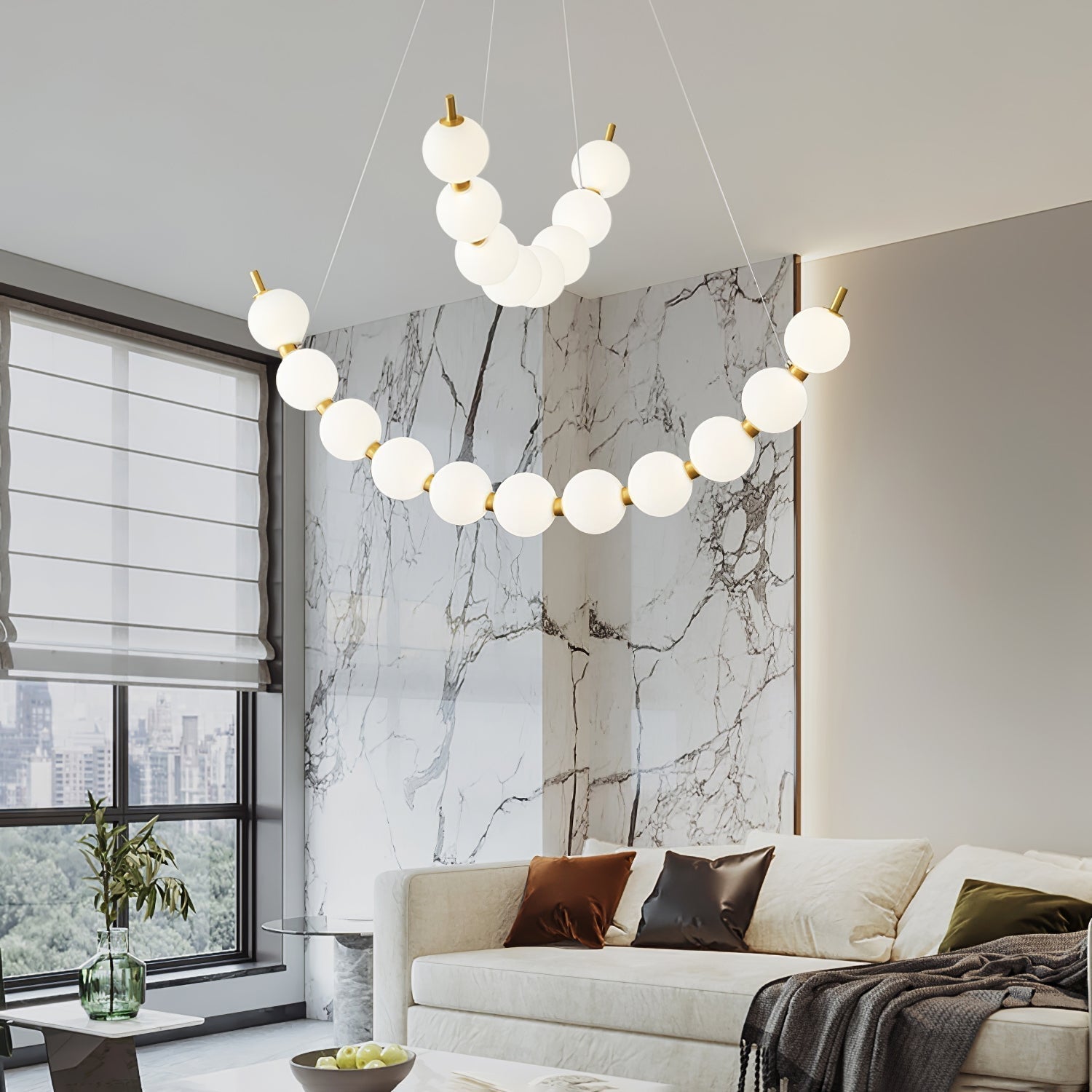 Cetalan Lustre Élégance Art Perles Plastique - Neutralighting