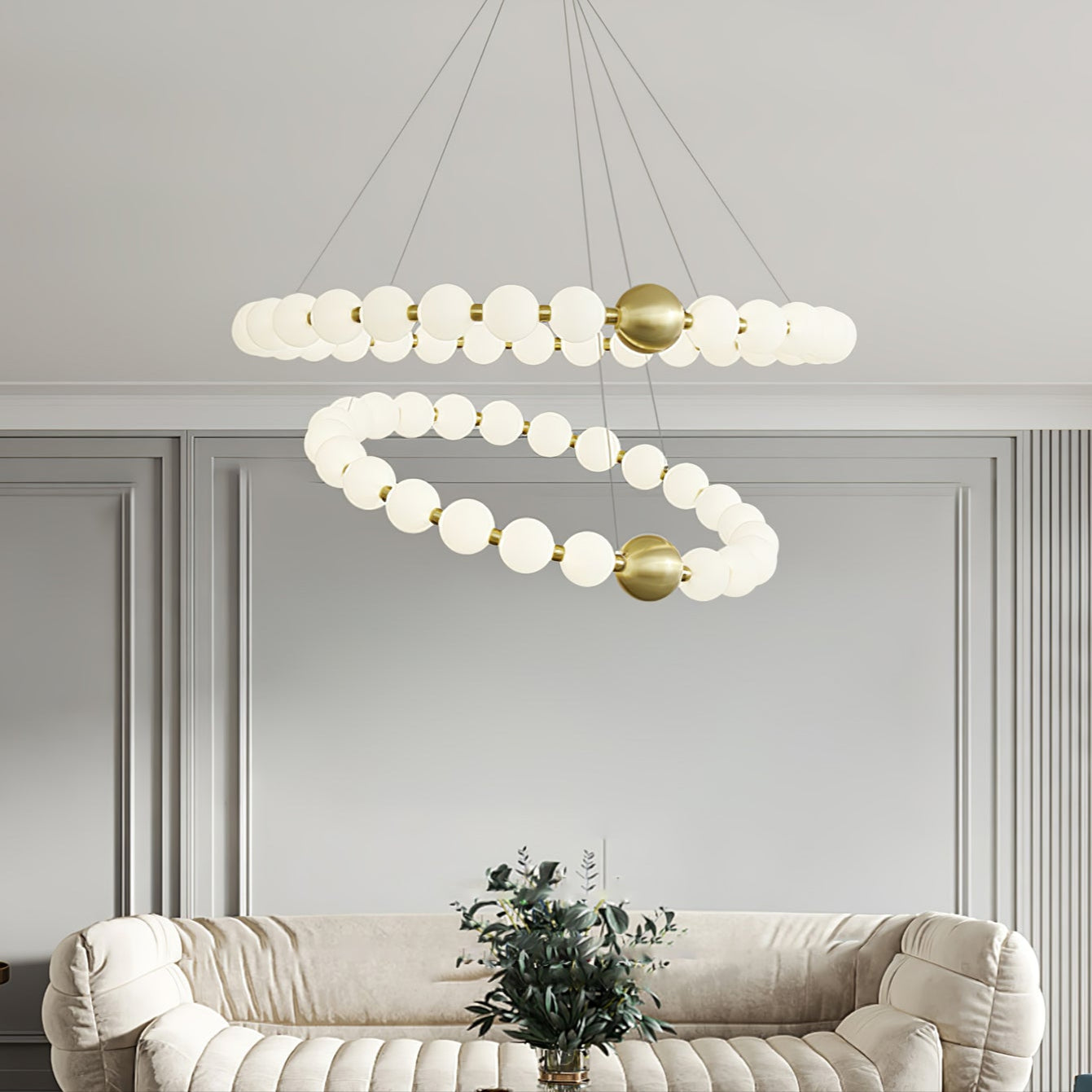Cetalan Lustre Élégance Art Perles Plastique - Neutralighting