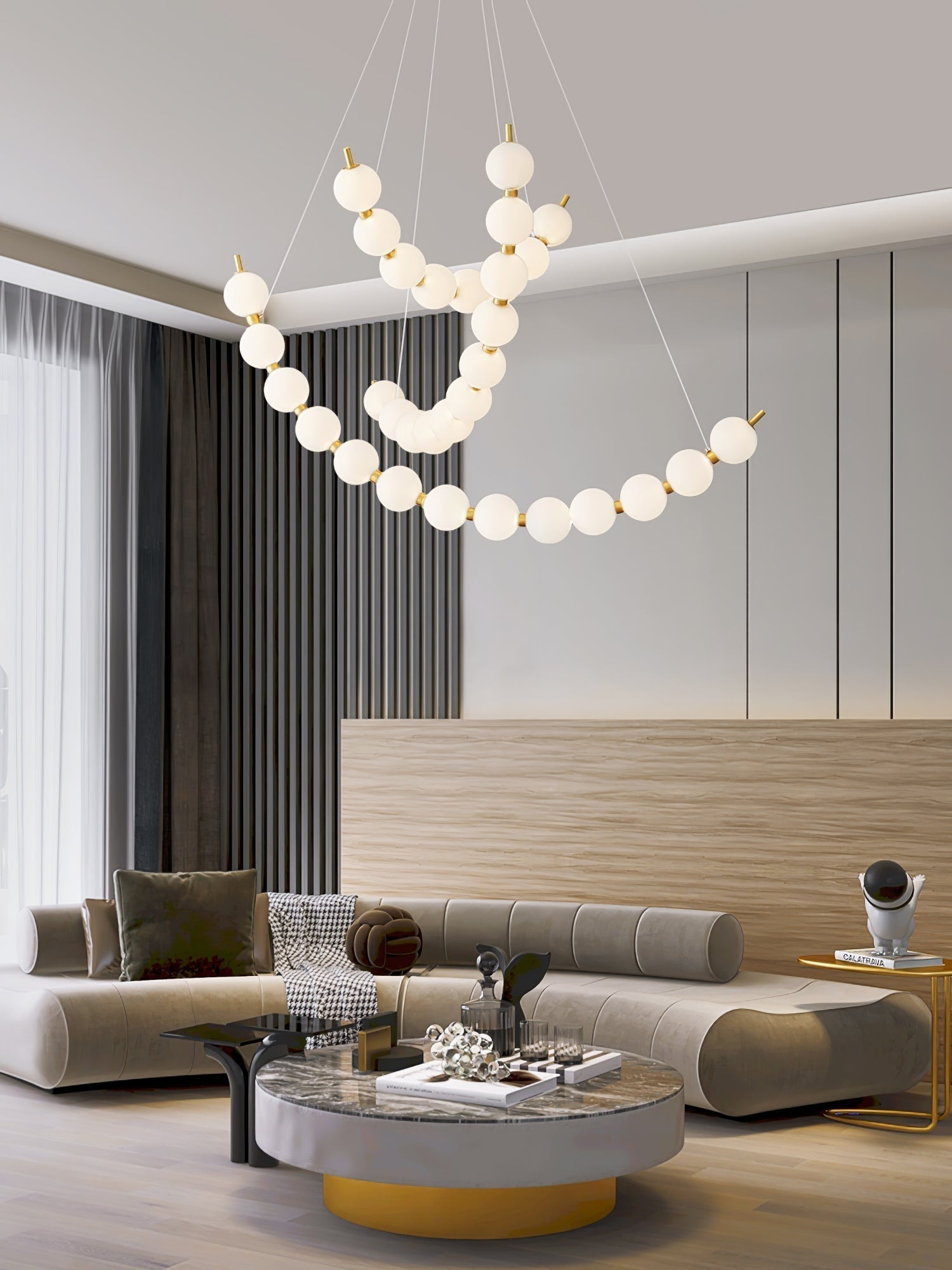 Cetalan Lustre Élégance Art Perles Plastique - Neutralighting