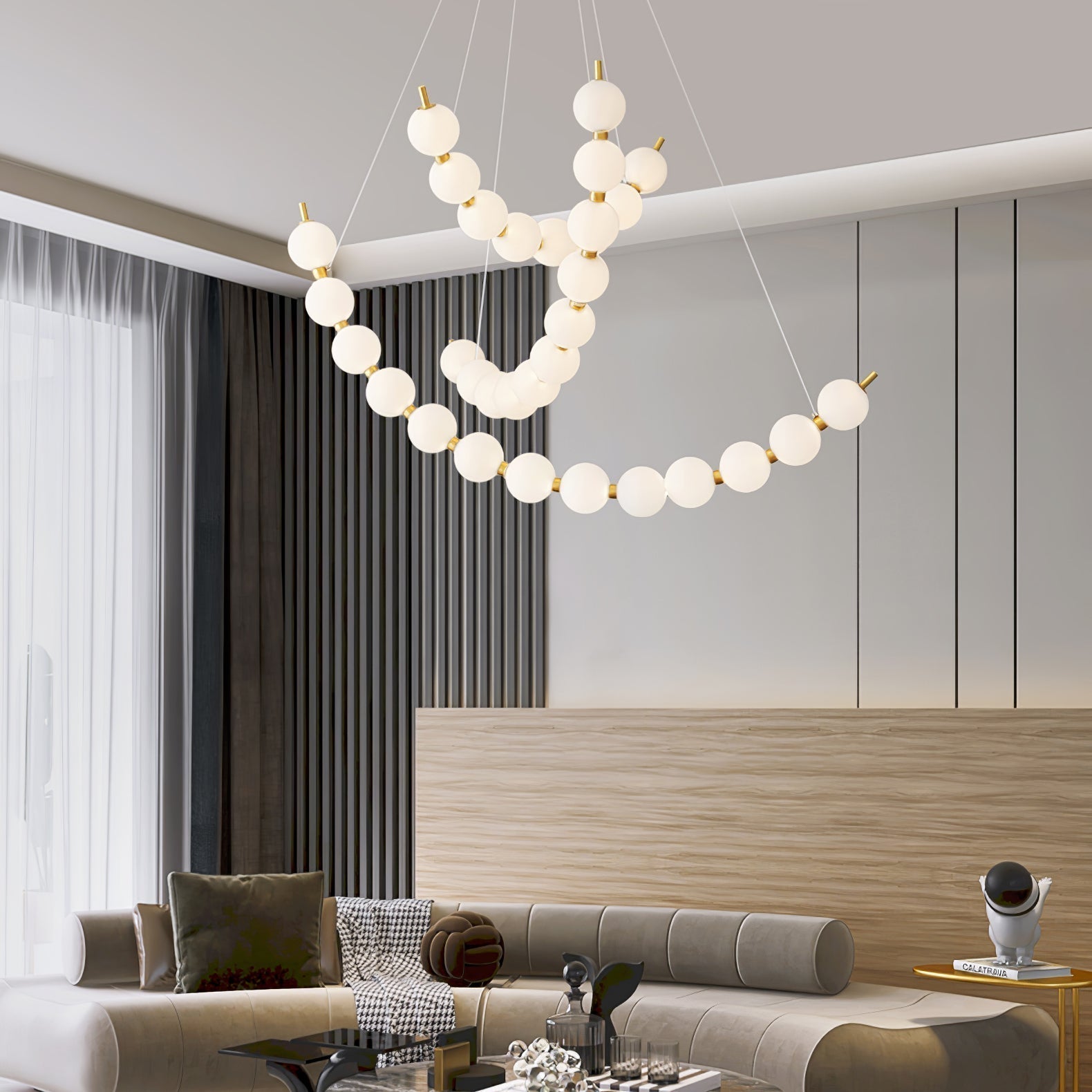 Cetalan Lustre Élégance Art Perles Plastique - Neutralighting