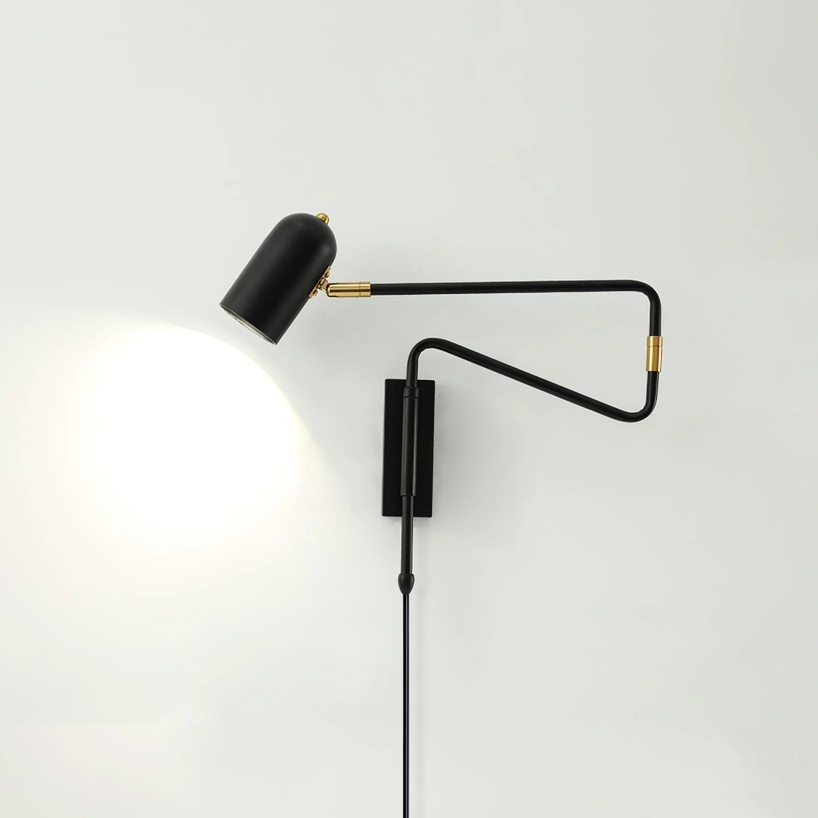 Ivar Adjustable Arm Plug In Wall Lamp - Neutralighting
