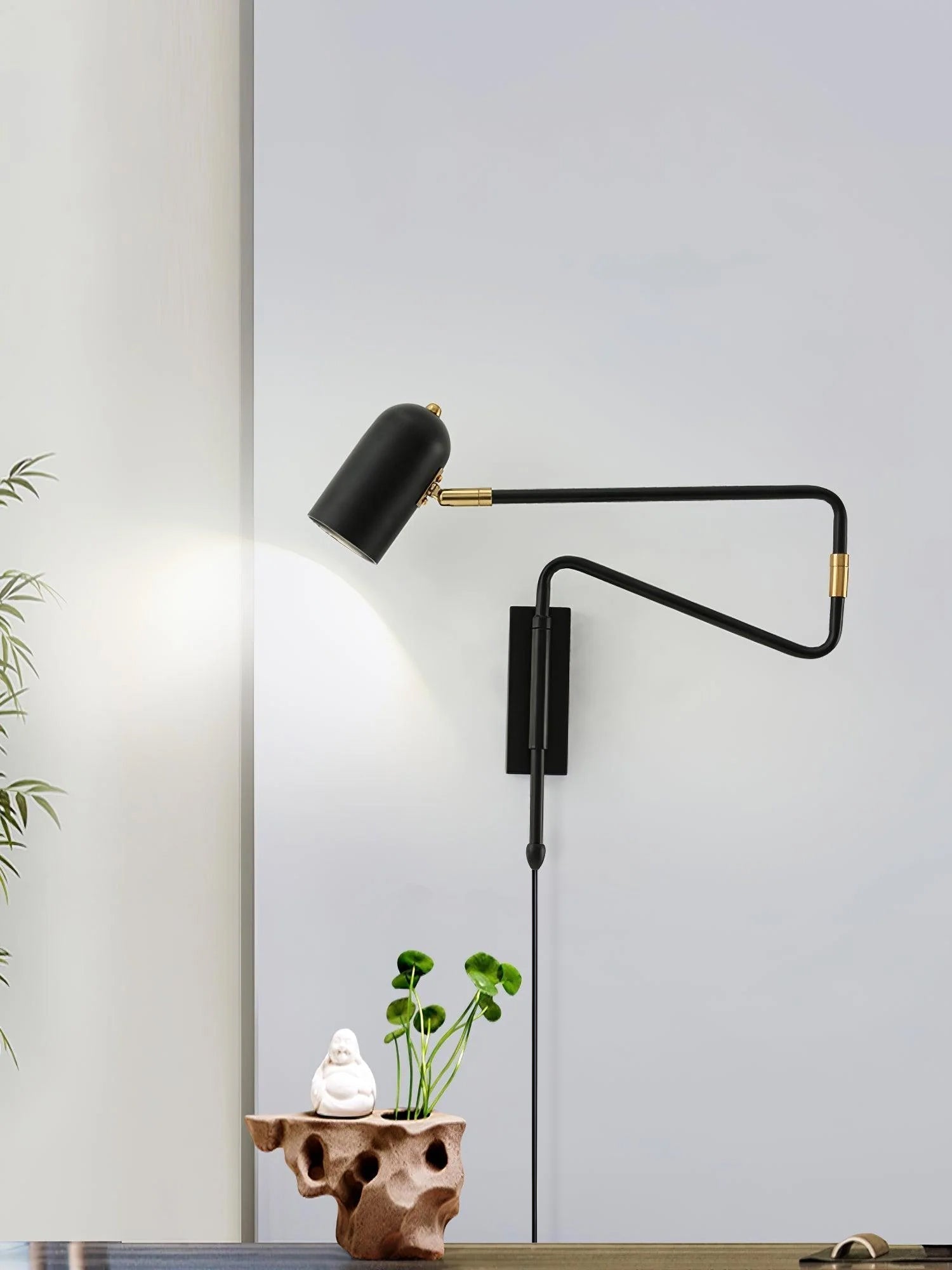 Ivar Adjustable Arm Plug In Wall Lamp - Neutralighting