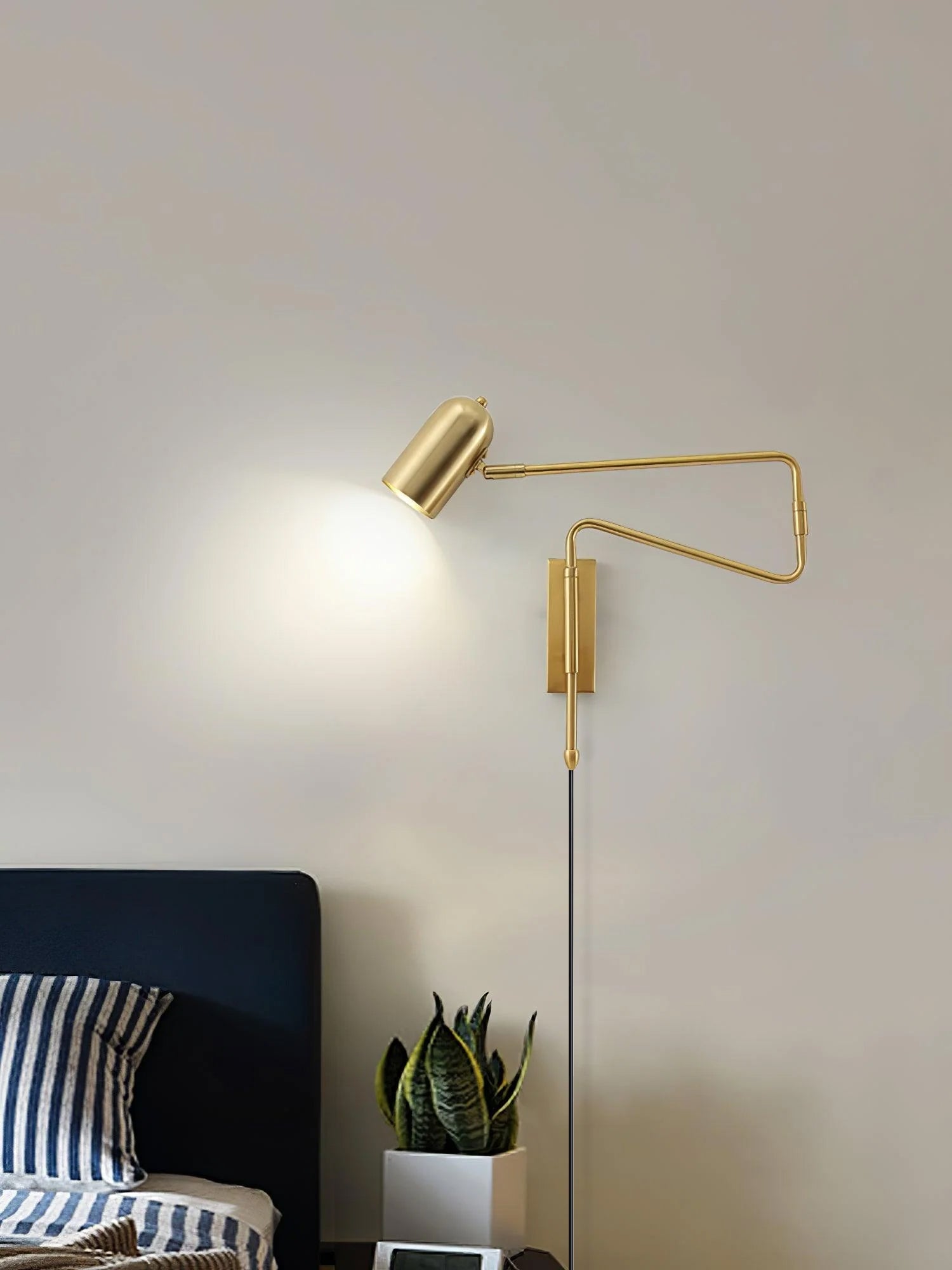 Ivar Adjustable Arm Plug In Wall Lamp - Neutralighting