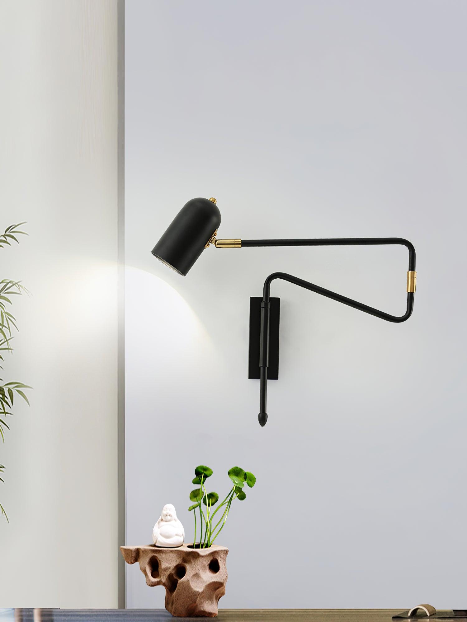 Ivar Adjustable Arm Plug In Wall Lamp - Neutralighting