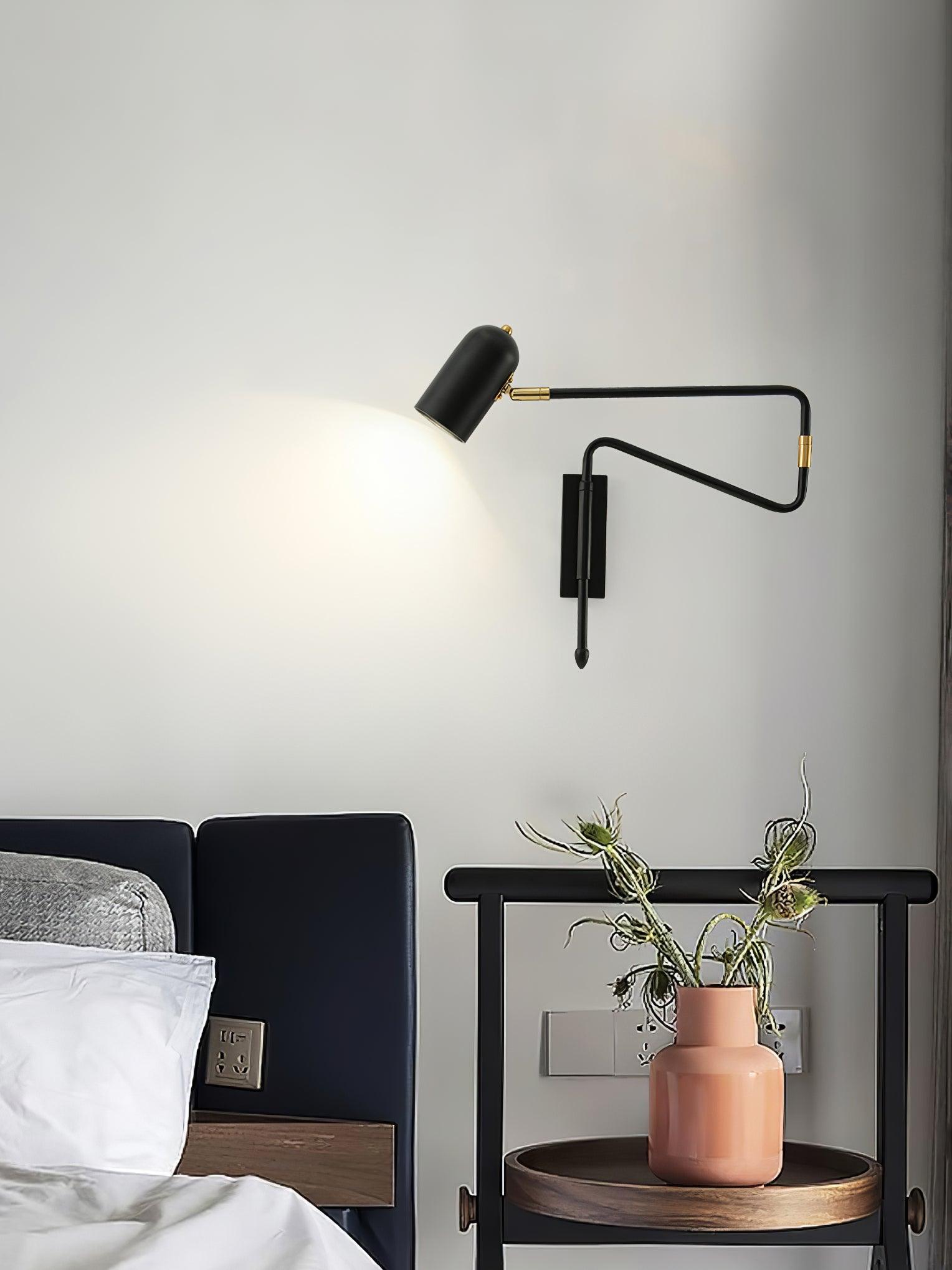 Ivar Adjustable Arm Plug In Wall Lamp - Neutralighting