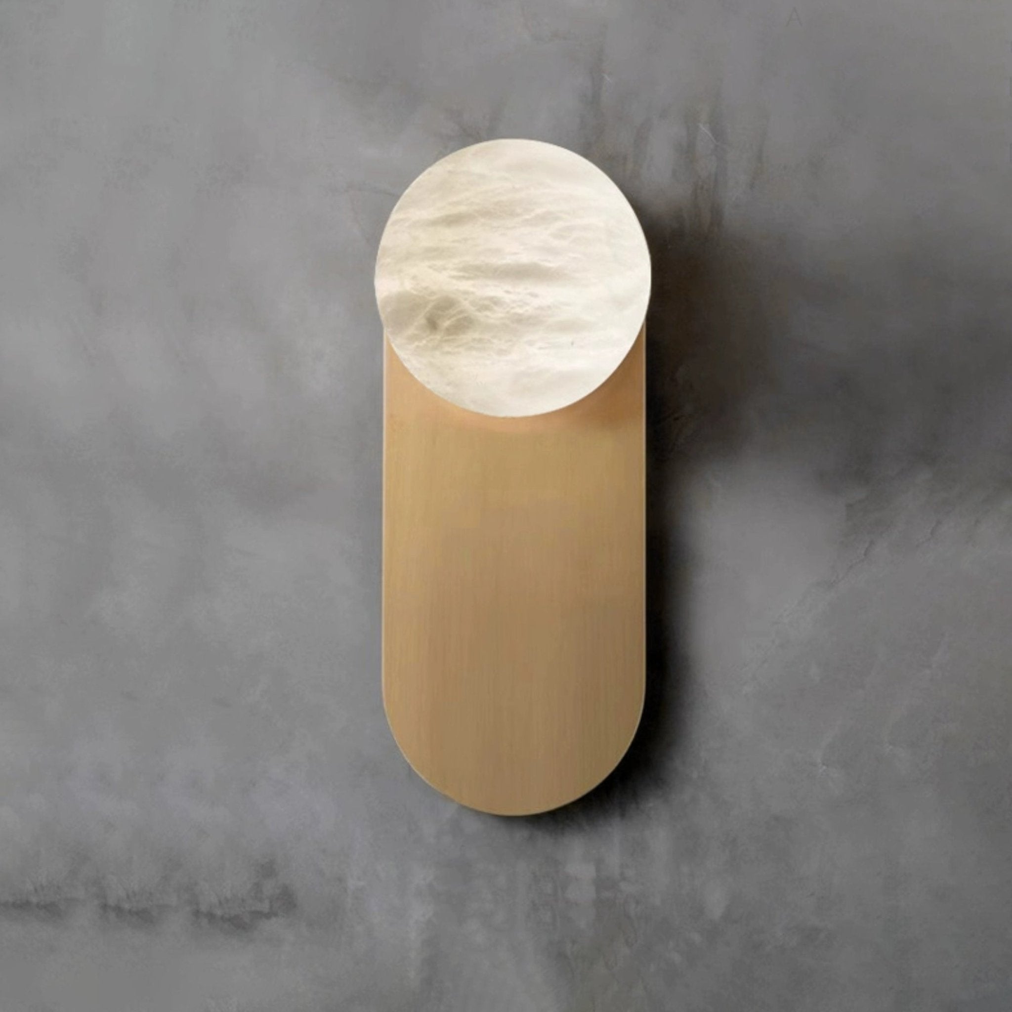 Adrion Modern Alabaster Metal Wall Lamp - Lamp Copper