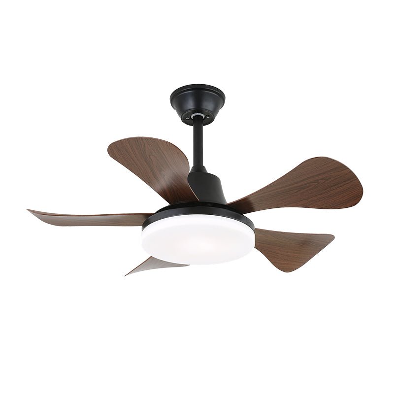 Ventilateur de plafond Aurefan en bois avec finition Noyer