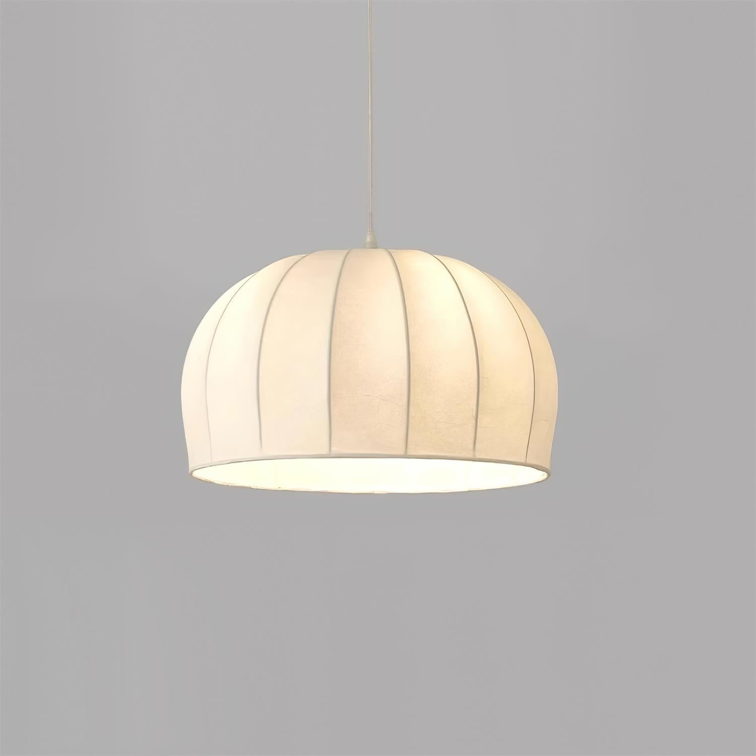 Nova Suspension en Tissu Blanc en Forme de Dôme - Neutralighting