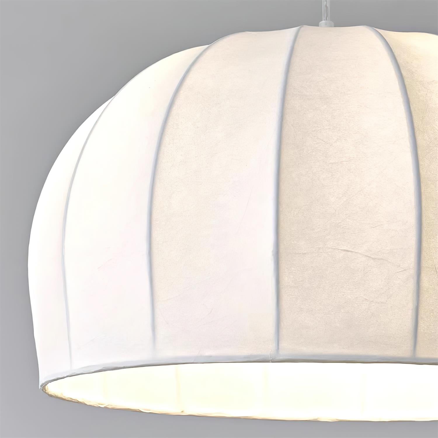 Nova Suspension en Tissu Blanc en Forme de Dôme - Neutralighting