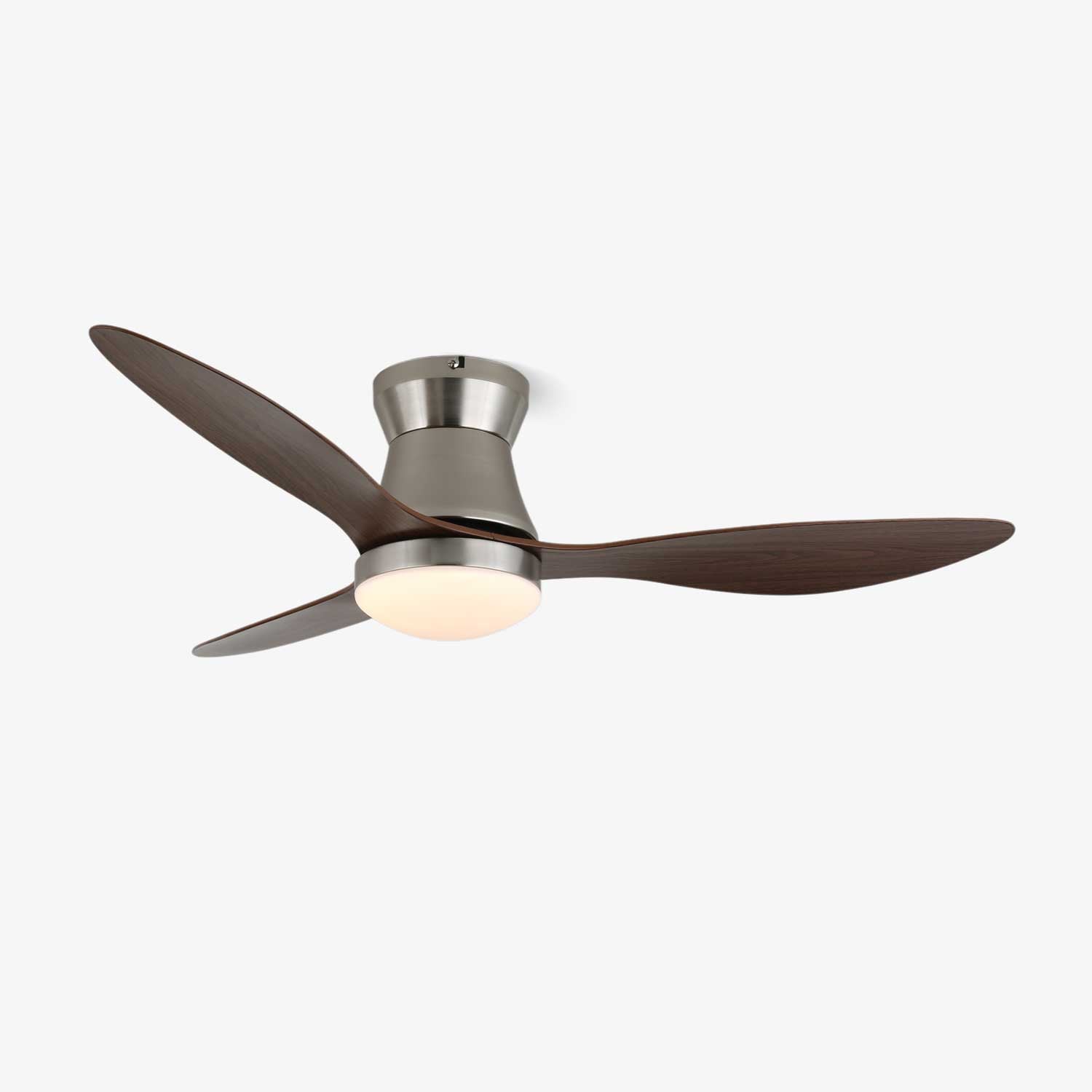Plafonnier Ventilateur Zerath en Bois Moderne avec télécommande