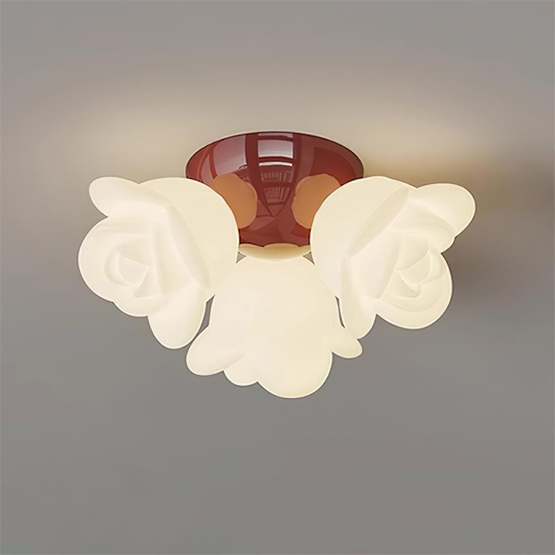 Plafonnier Baldaquin PE Rose Forme Floral Artistique Accent - Neutralighting