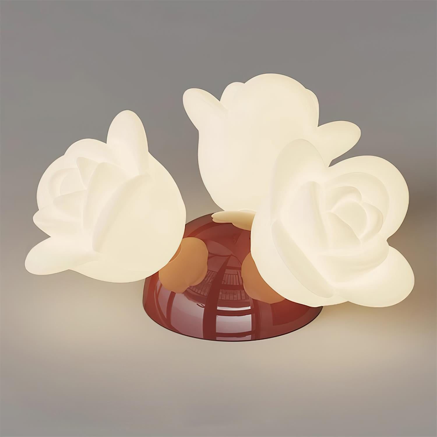 Plafonnier Baldaquin PE Rose Forme Floral Artistique Accent - Neutralighting