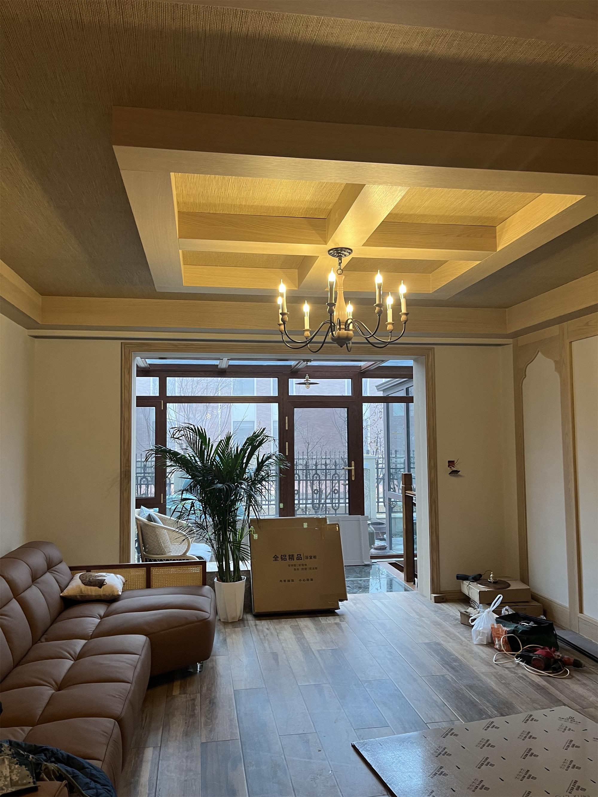 Afralia Lustra Chandelier Bois Industriel Moderne - Neutralighting