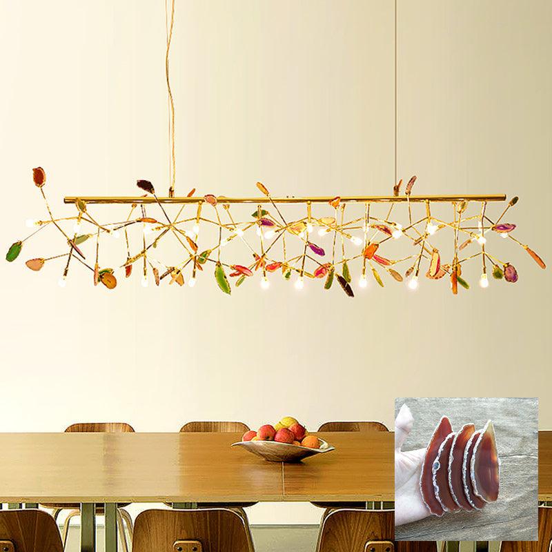 Agate Lustre à Branches Multicolores - Neutralighting