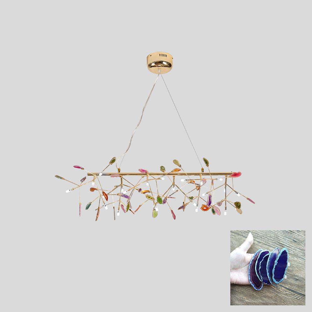 Agate Lustre à Branches Multicolores - Neutralighting