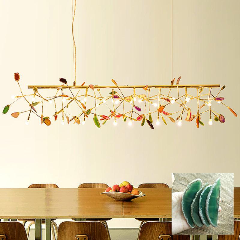 Agate Lustre à Branches Multicolores - Neutralighting