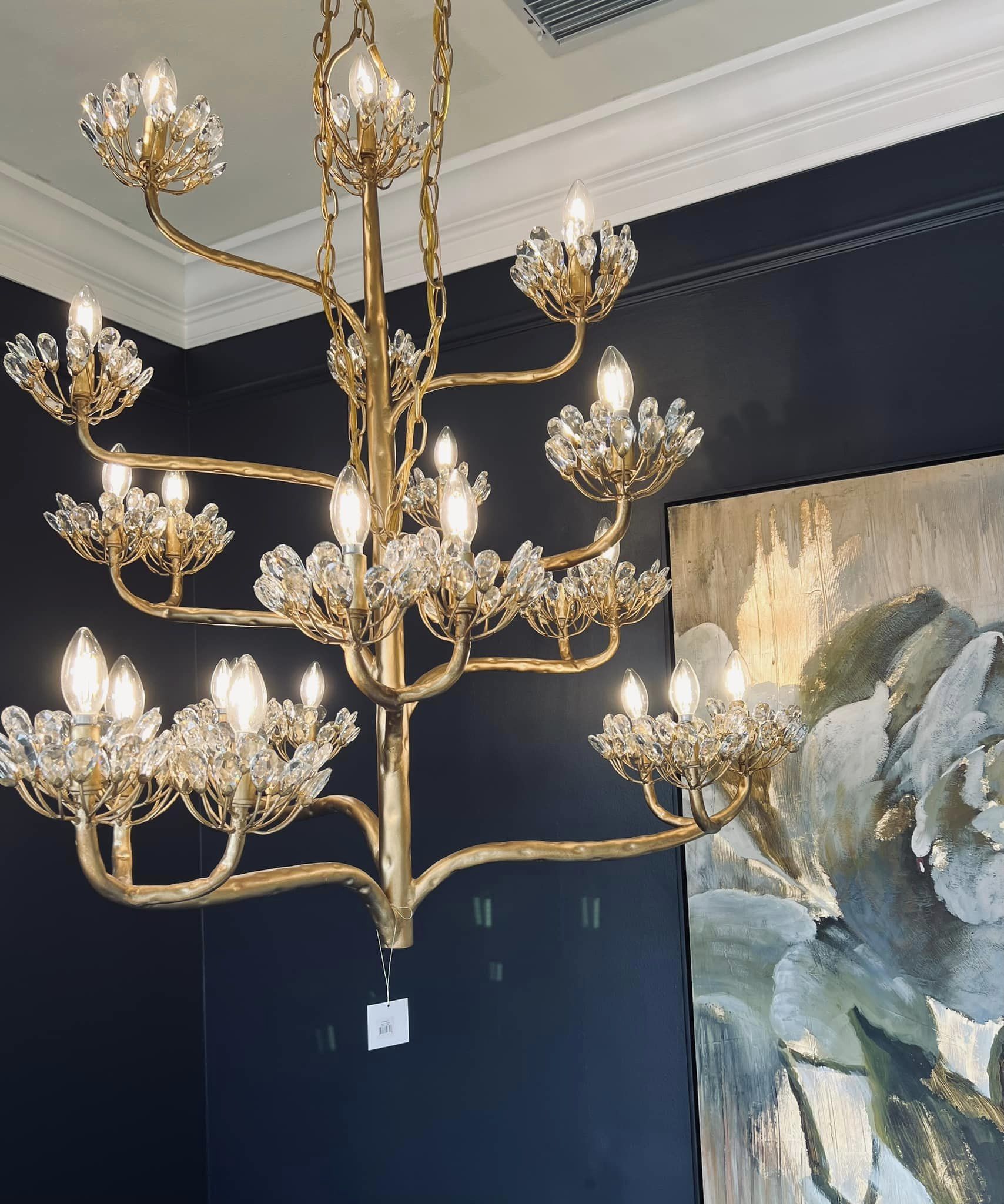 Agave Chandelier en Cristal Luxueux - Neutralighting