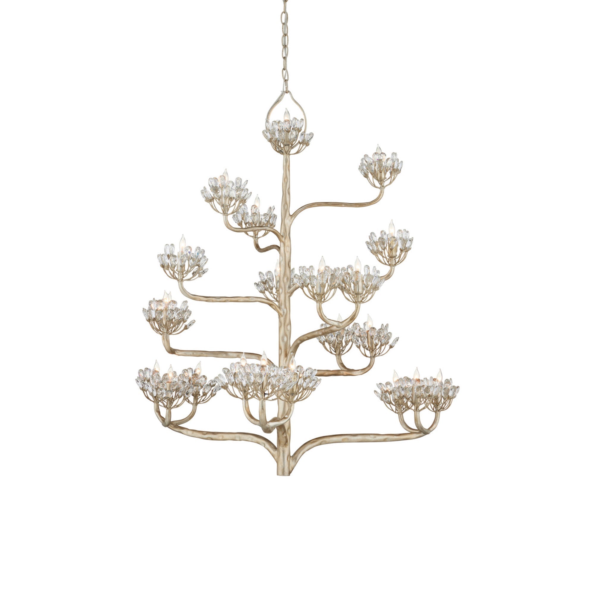 Agave Chandelier en Cristal Luxueux - Neutralighting