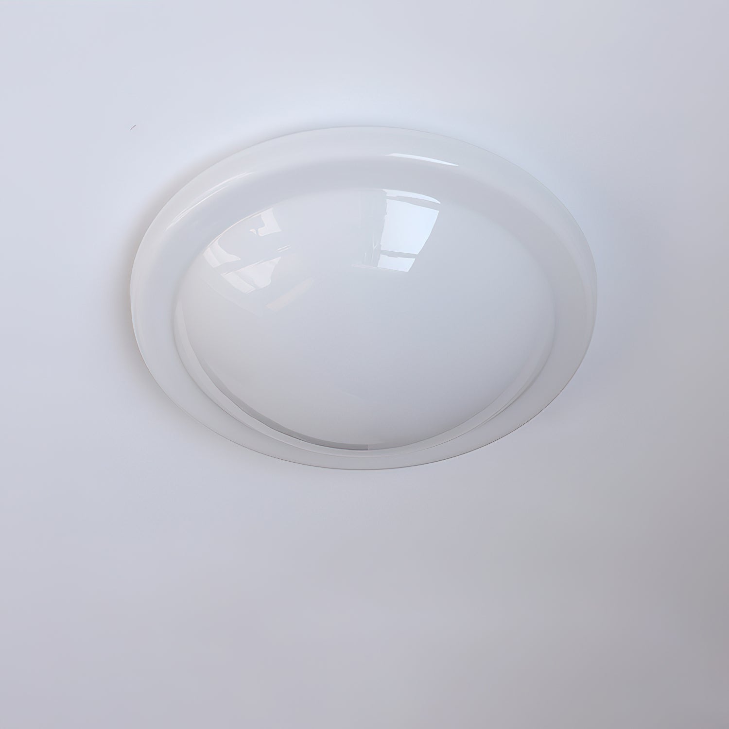 Aire Lustre Plafonnier Dôme en Verre Crème Lueur Douce - Neutralighting