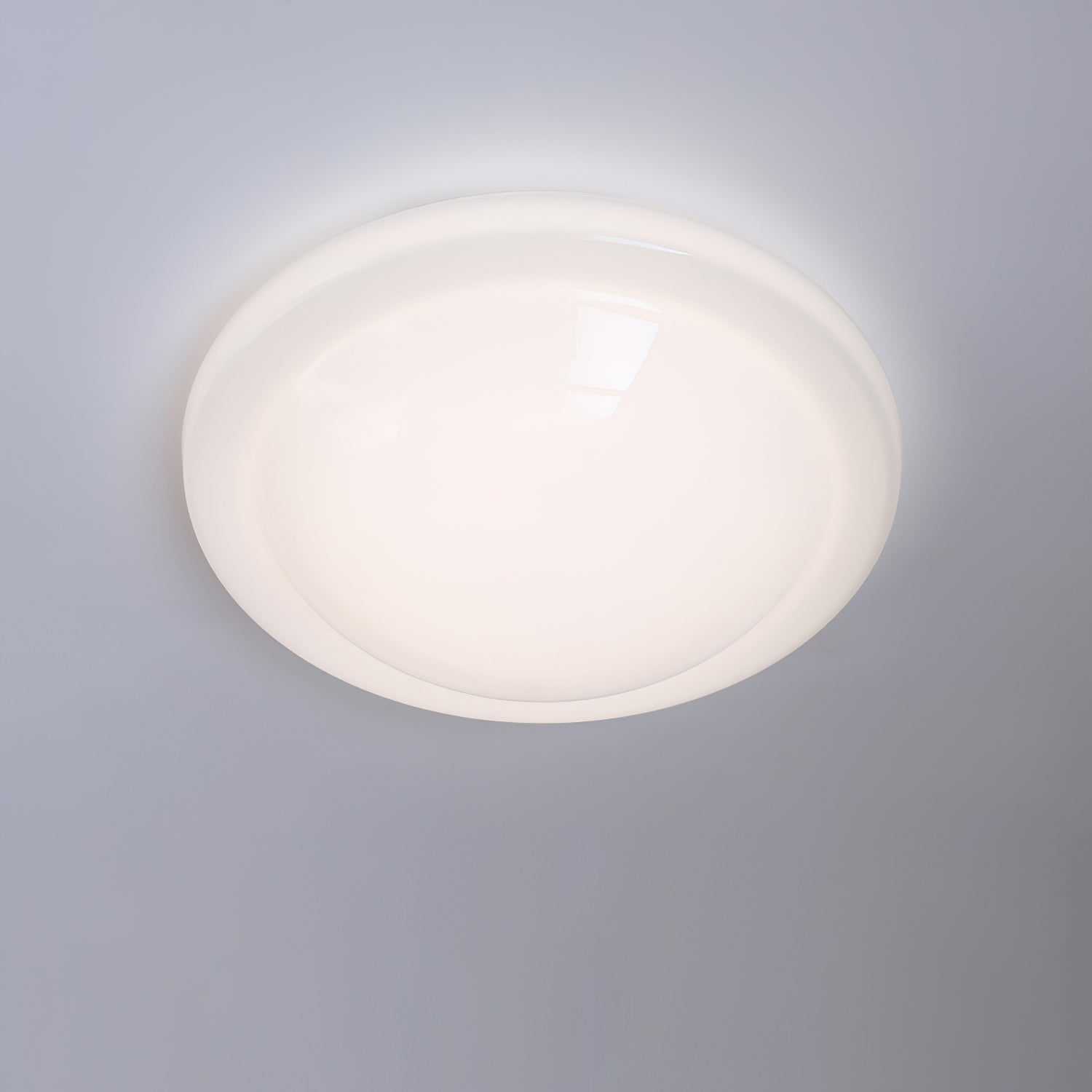 Aire Lustre Plafonnier Dôme en Verre Crème Lueur Douce - Neutralighting