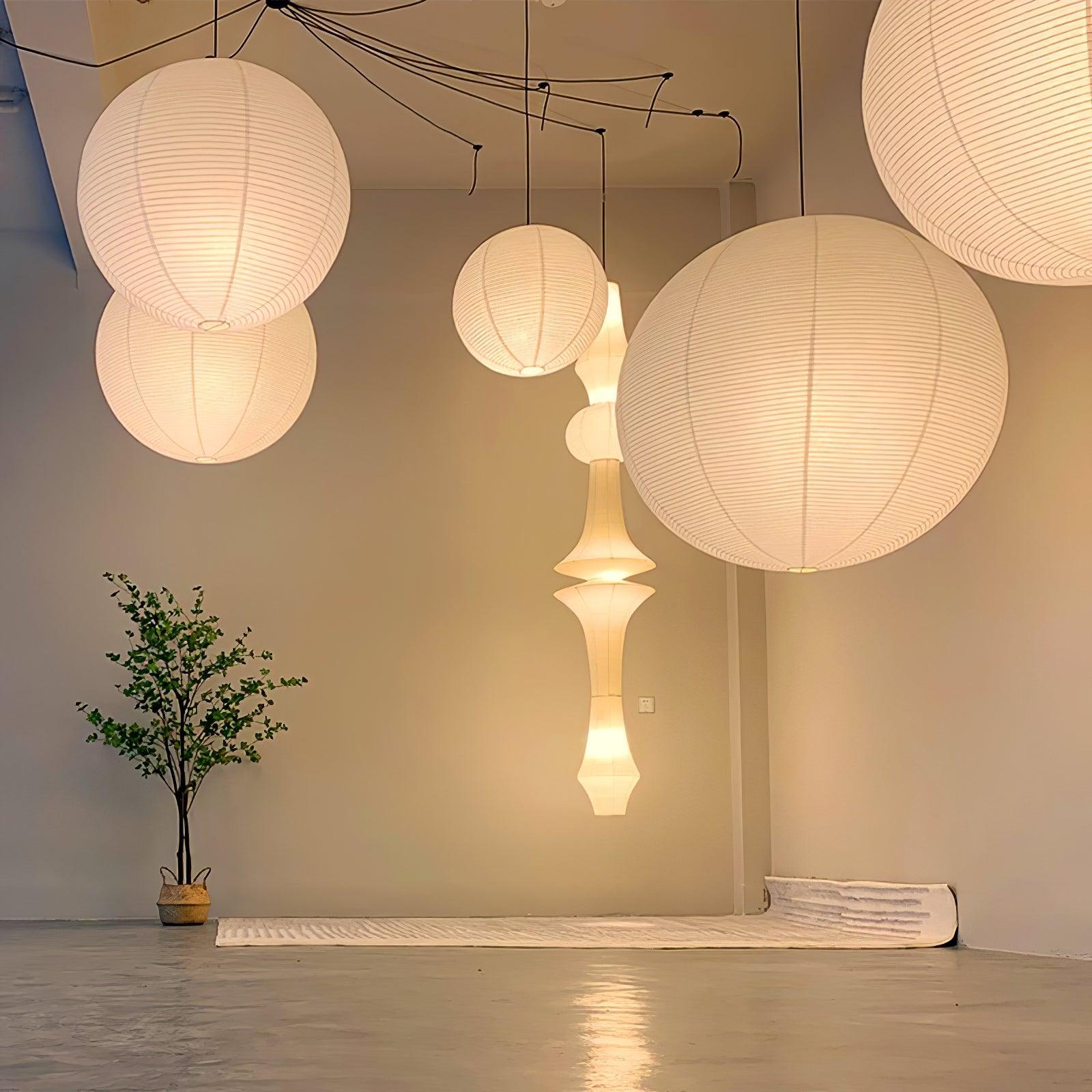 Sylin Suspension Déportée en Soie de Mûrier - Neutralighting