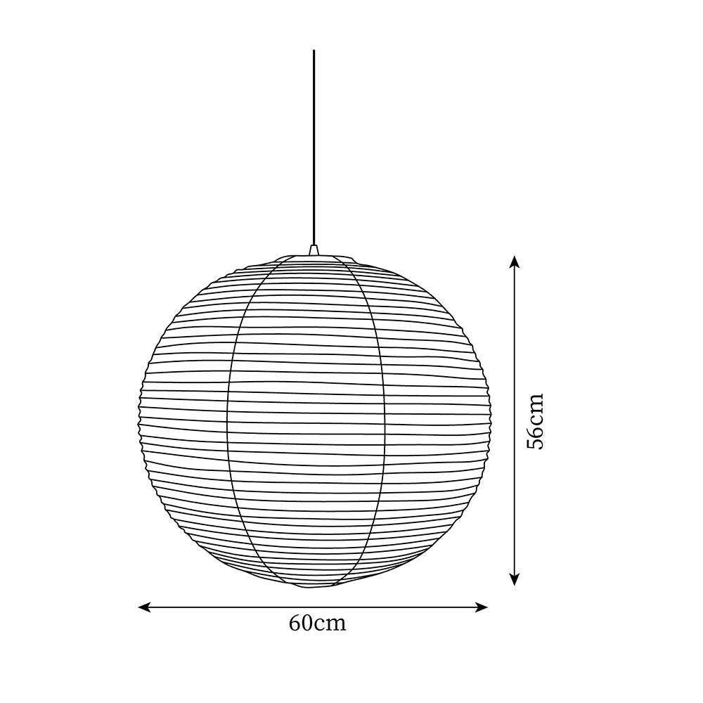 Pileo Lampe Suspension Lanterne en Papier Japonaise - Neutralighting