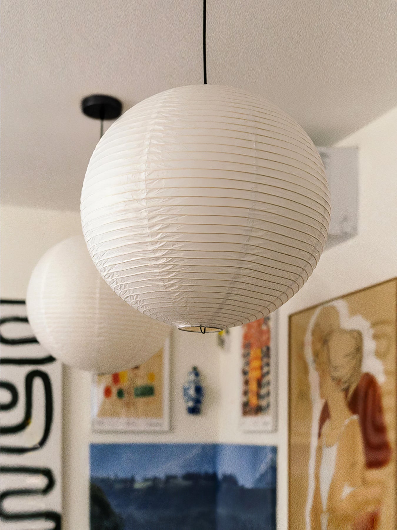 Pileo Lampe Suspension Lanterne en Papier Japonaise - Neutralighting
