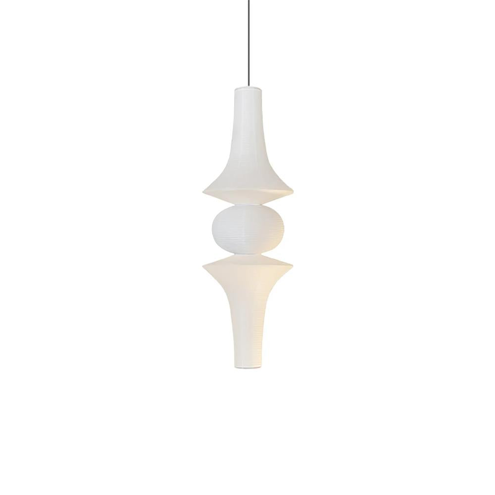 Zyora Lampe Suspendue Sculpturale en Papier - Neutralighting