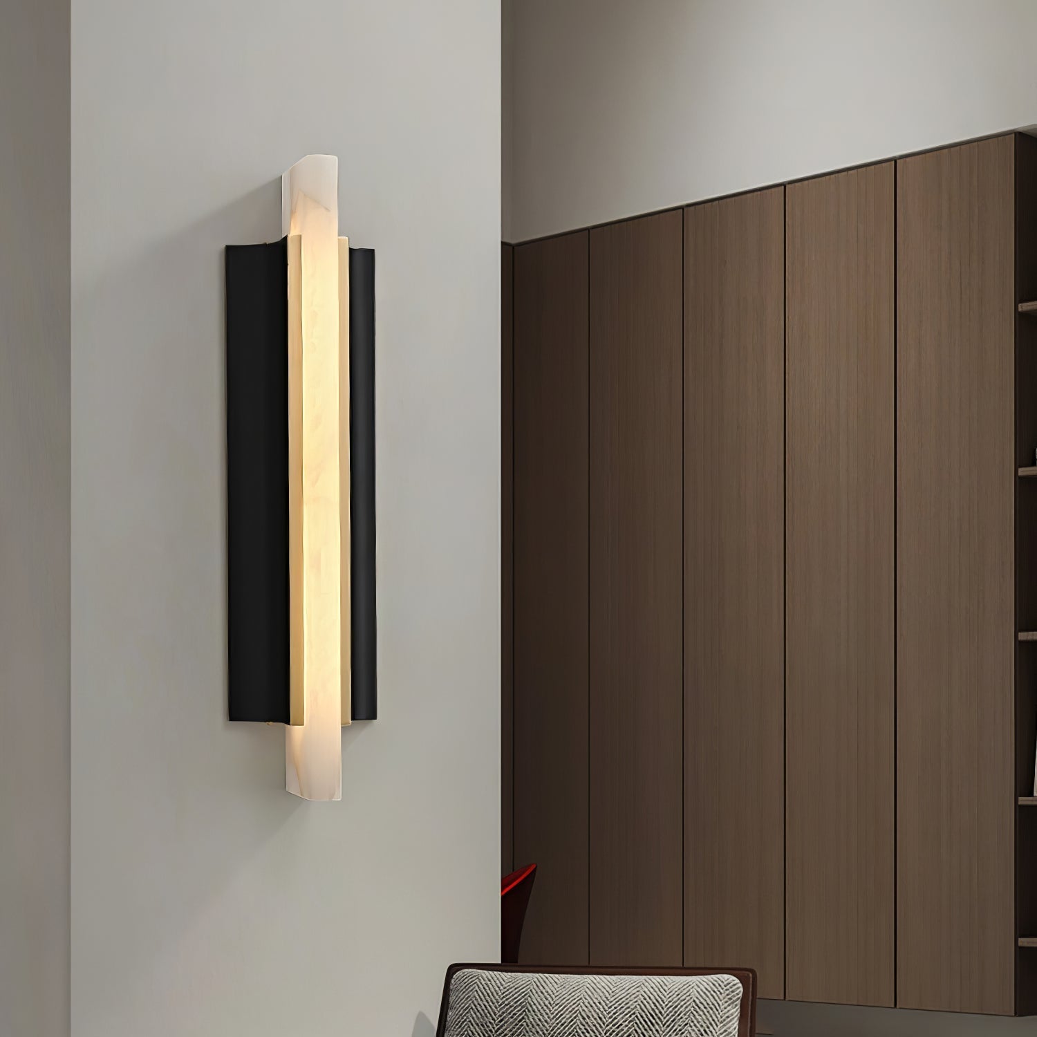 Aurelian Vintage Alabaster Wall Light - Letslighting