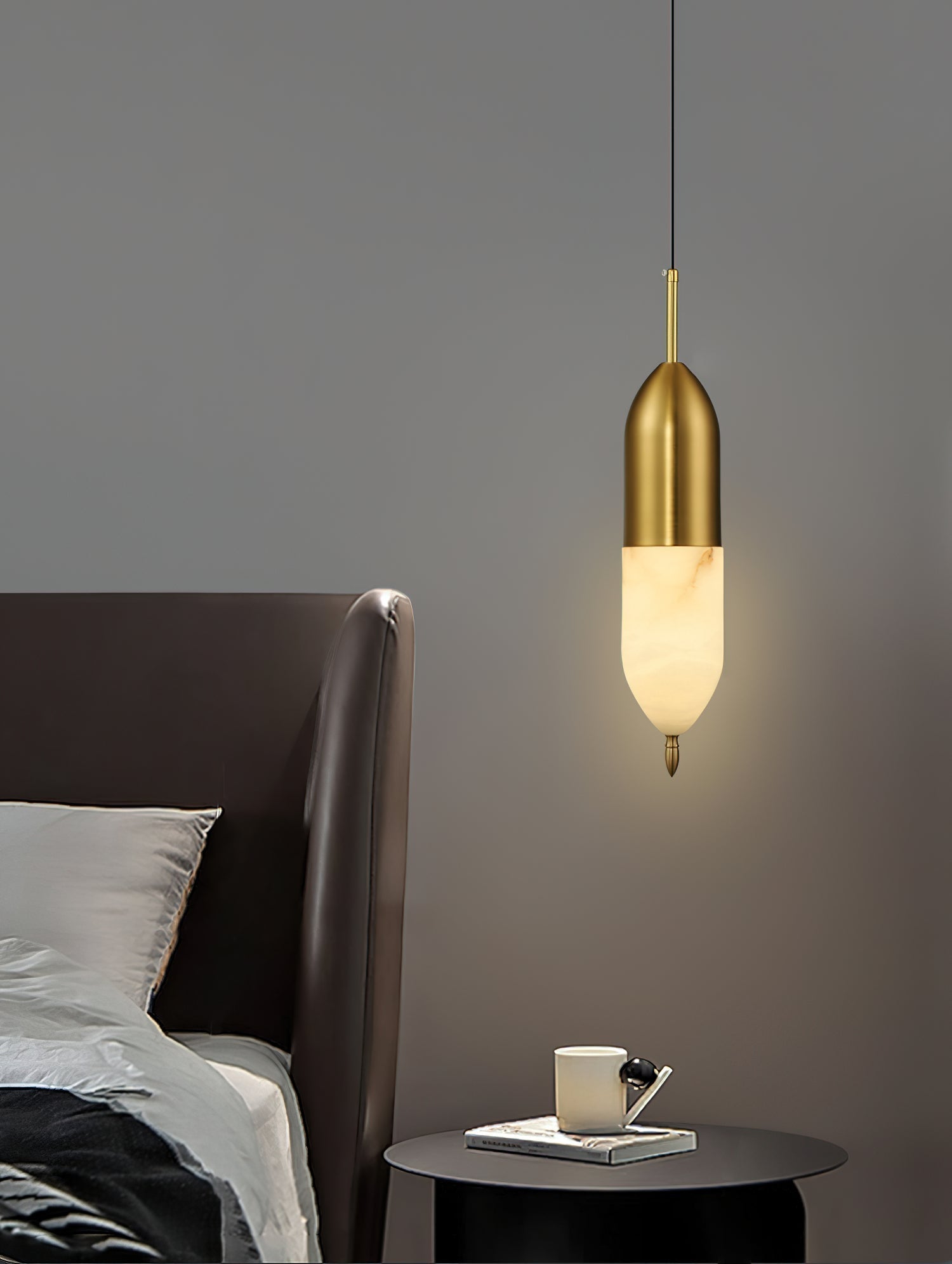 Himinuvye Minimalist Bolus Brass Pendant Light - Lamp Copper