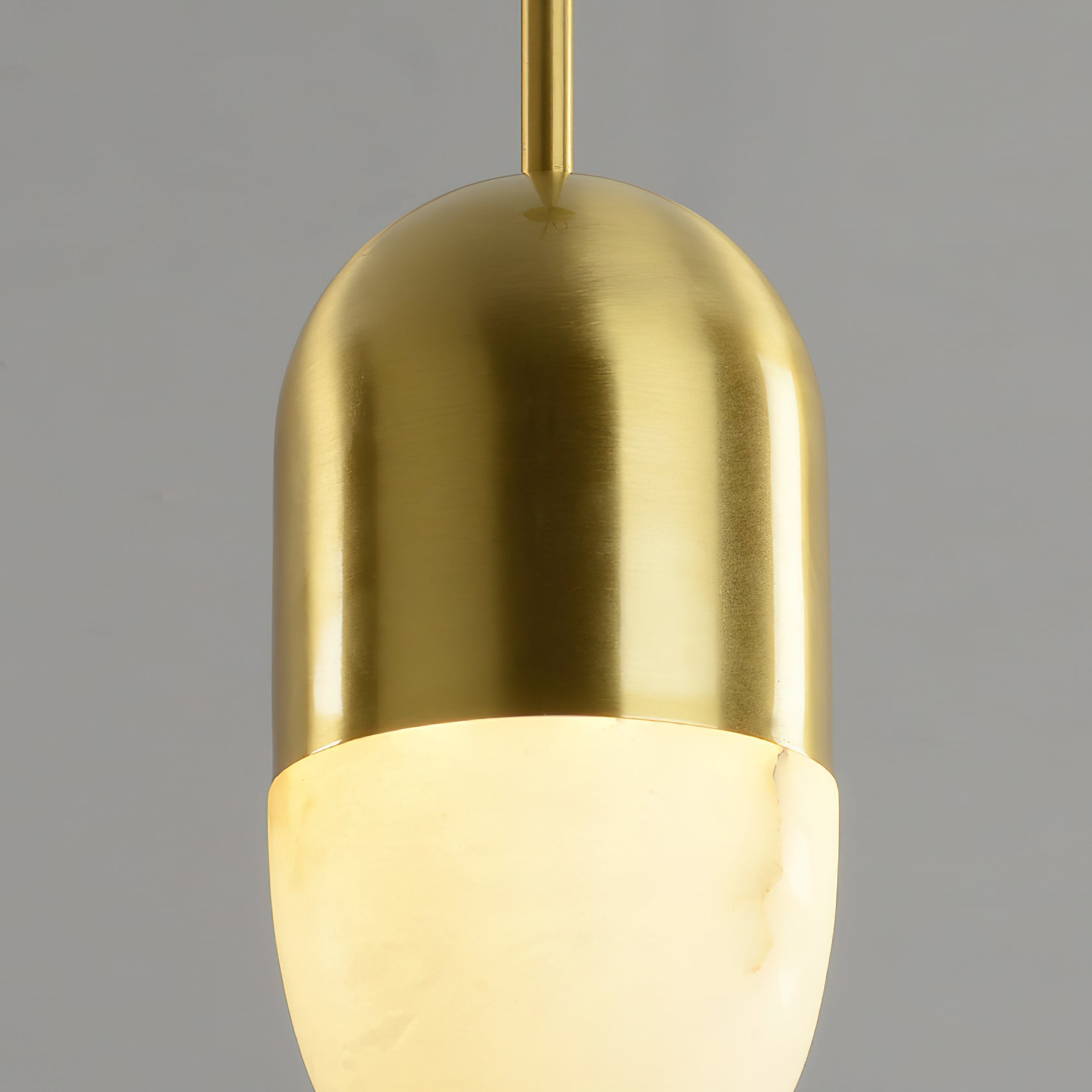 Himinuvye Minimalist Bolus Brass Pendant Light - Lamp Copper