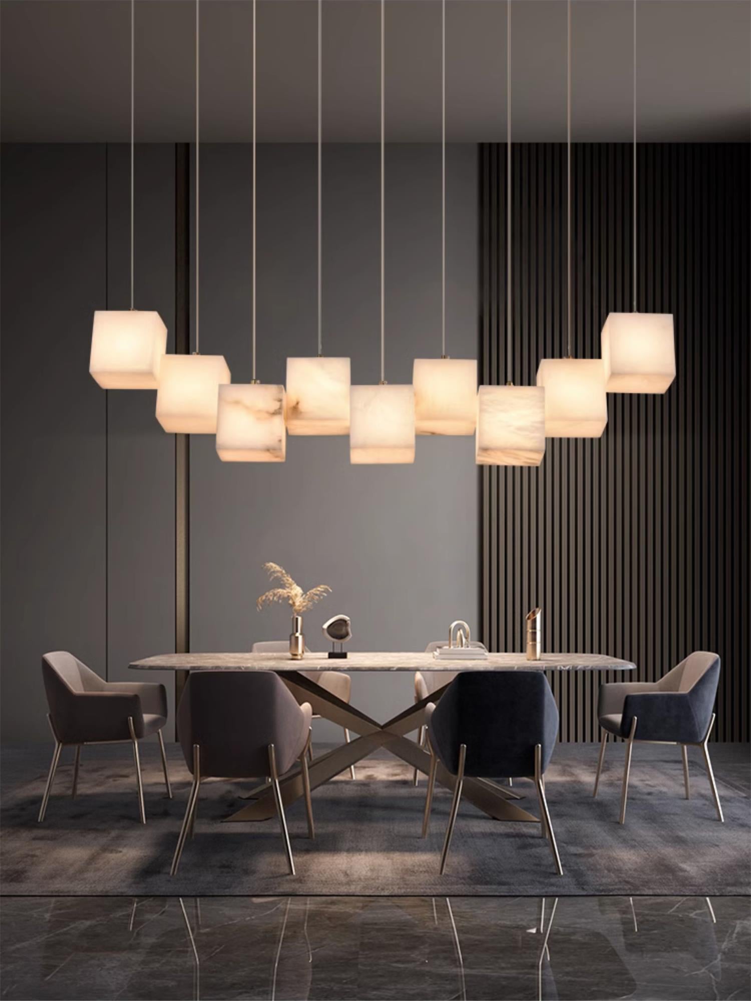 Jarnbruvyd Lustre Métal Boîte Moderne Créativité - Neutralighting