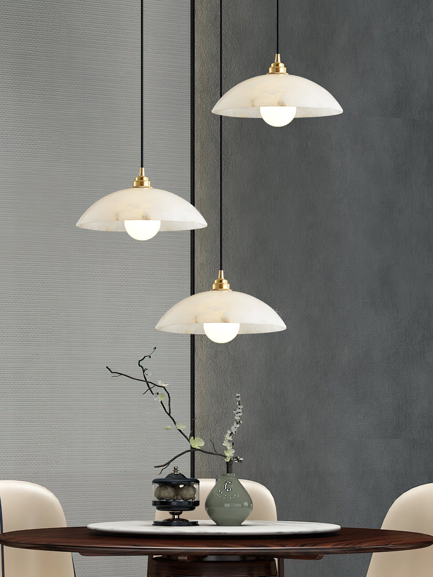 Ljomuvyd Individual Creativity Dome Metal Pendant Light - Lamp Copper
