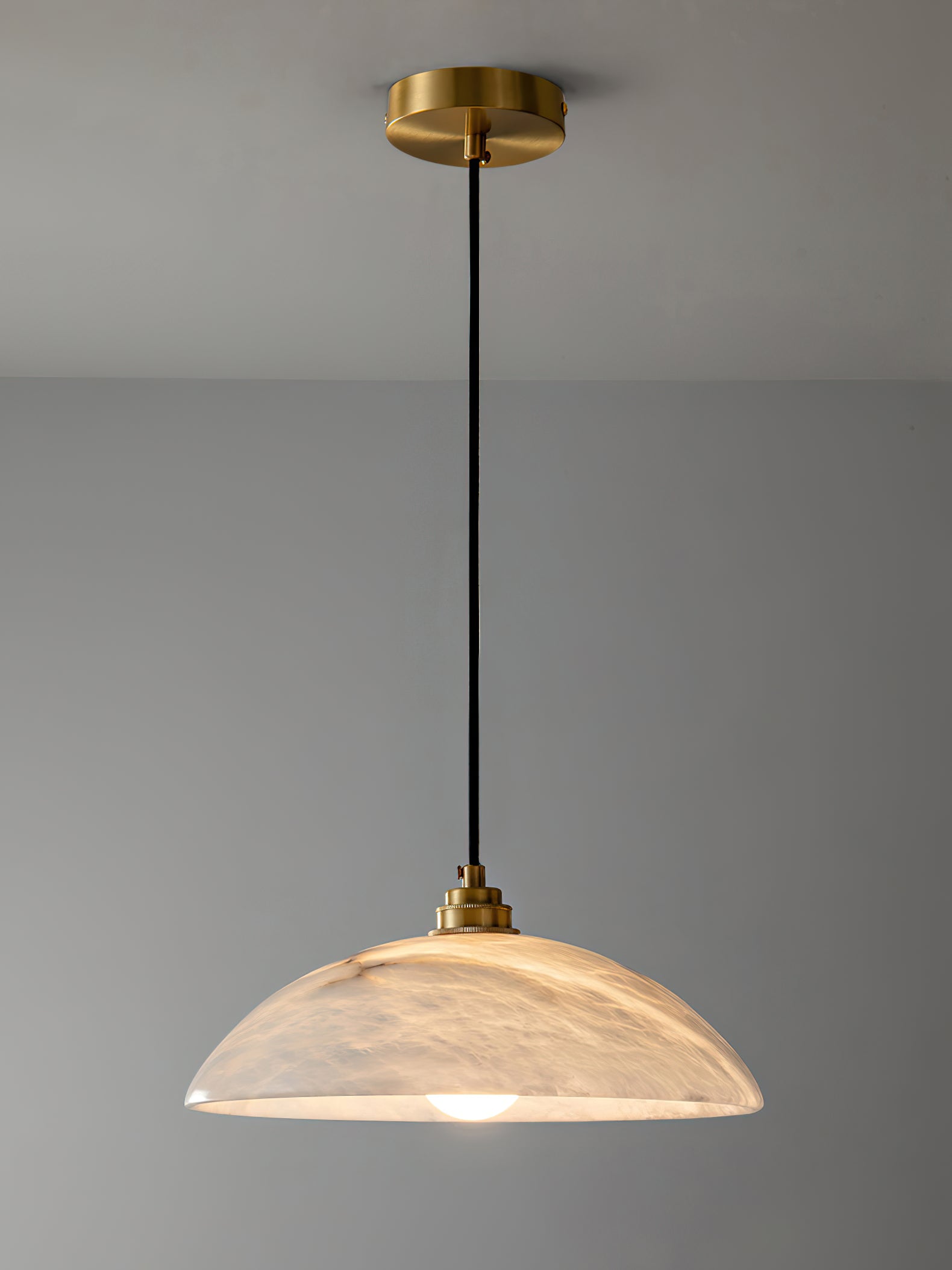 Ljomuvyd Individual Creativity Dome Metal Pendant Light - Lamp Copper