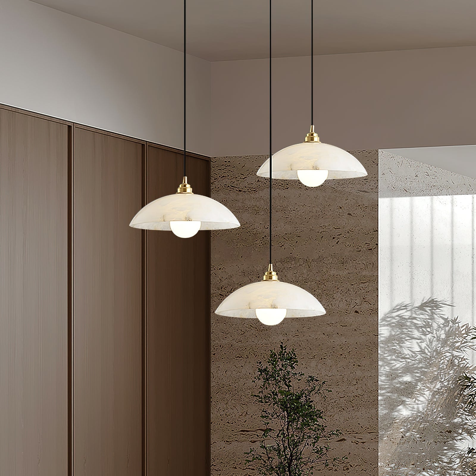Ljomuvyd Individual Creativity Dome Metal Pendant Light - Lamp Copper