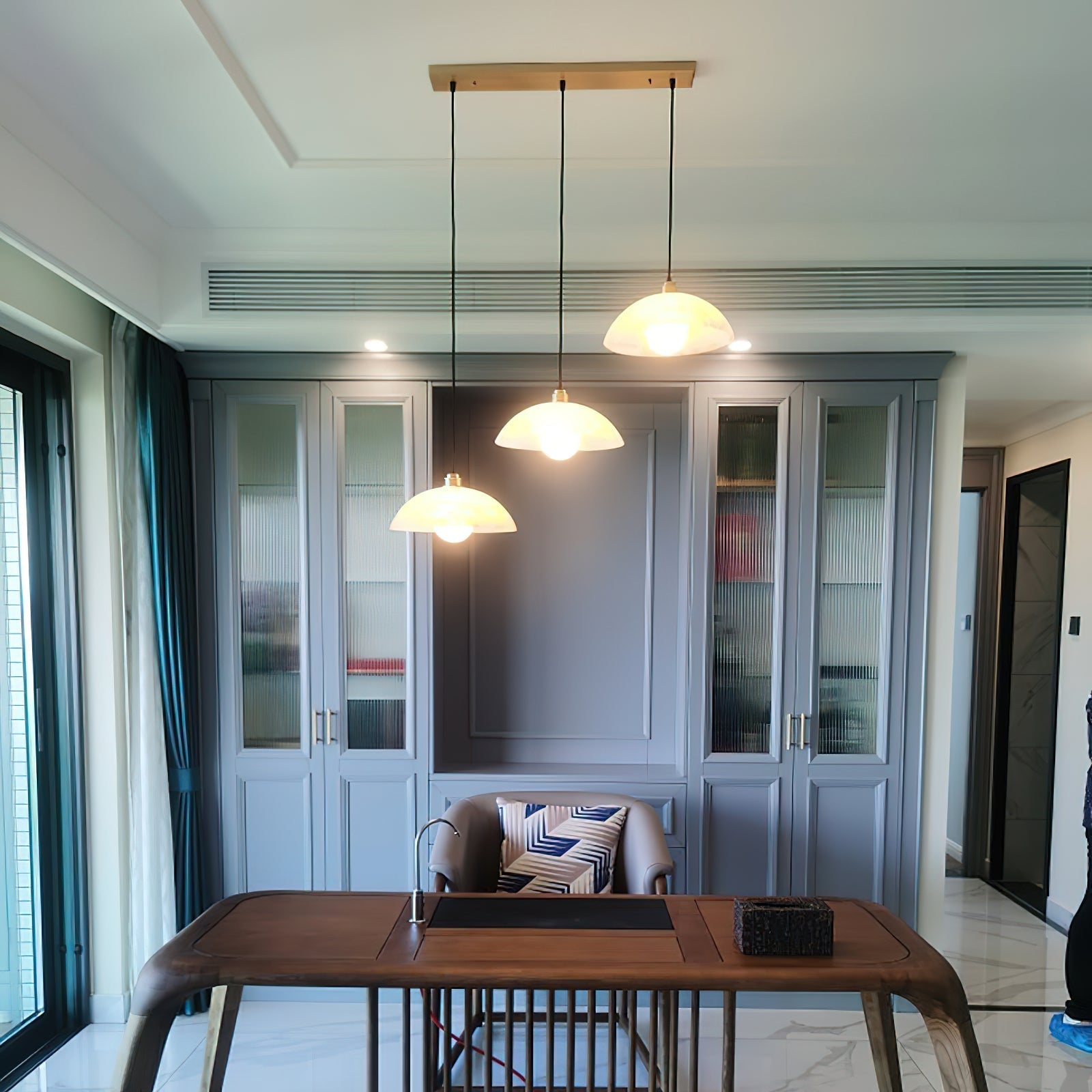 Ljomuvyd Individual Creativity Dome Metal Pendant Light - Lamp Copper