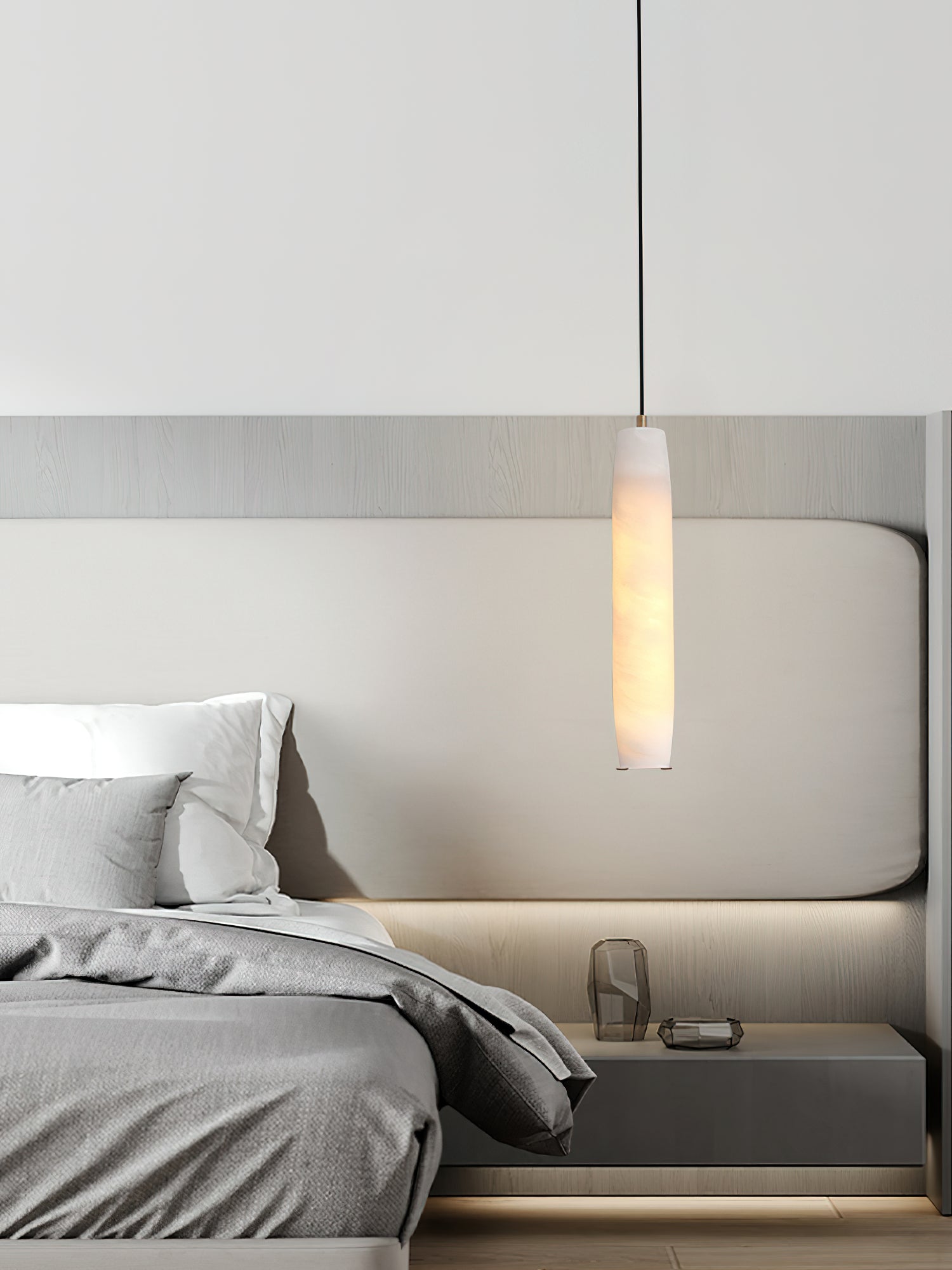 Kvennuvye Flute Modern Minimalist Metal Pendant Light - Lamp Copper