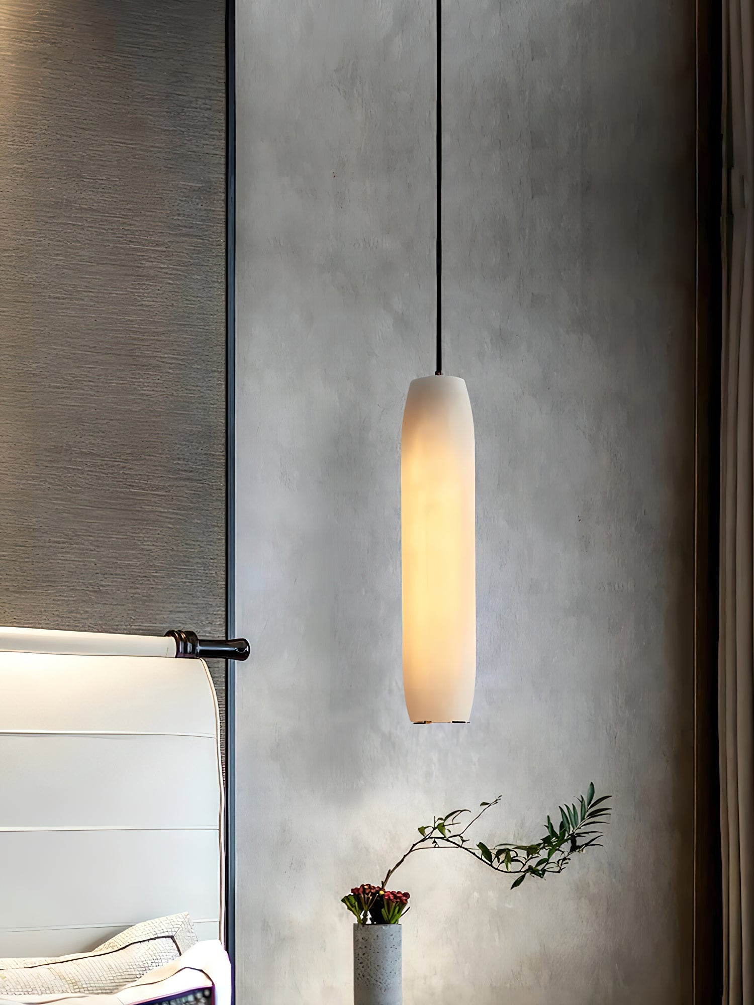 Kvennuvye Flute Modern Minimalist Metal Pendant Light - Lamp Copper