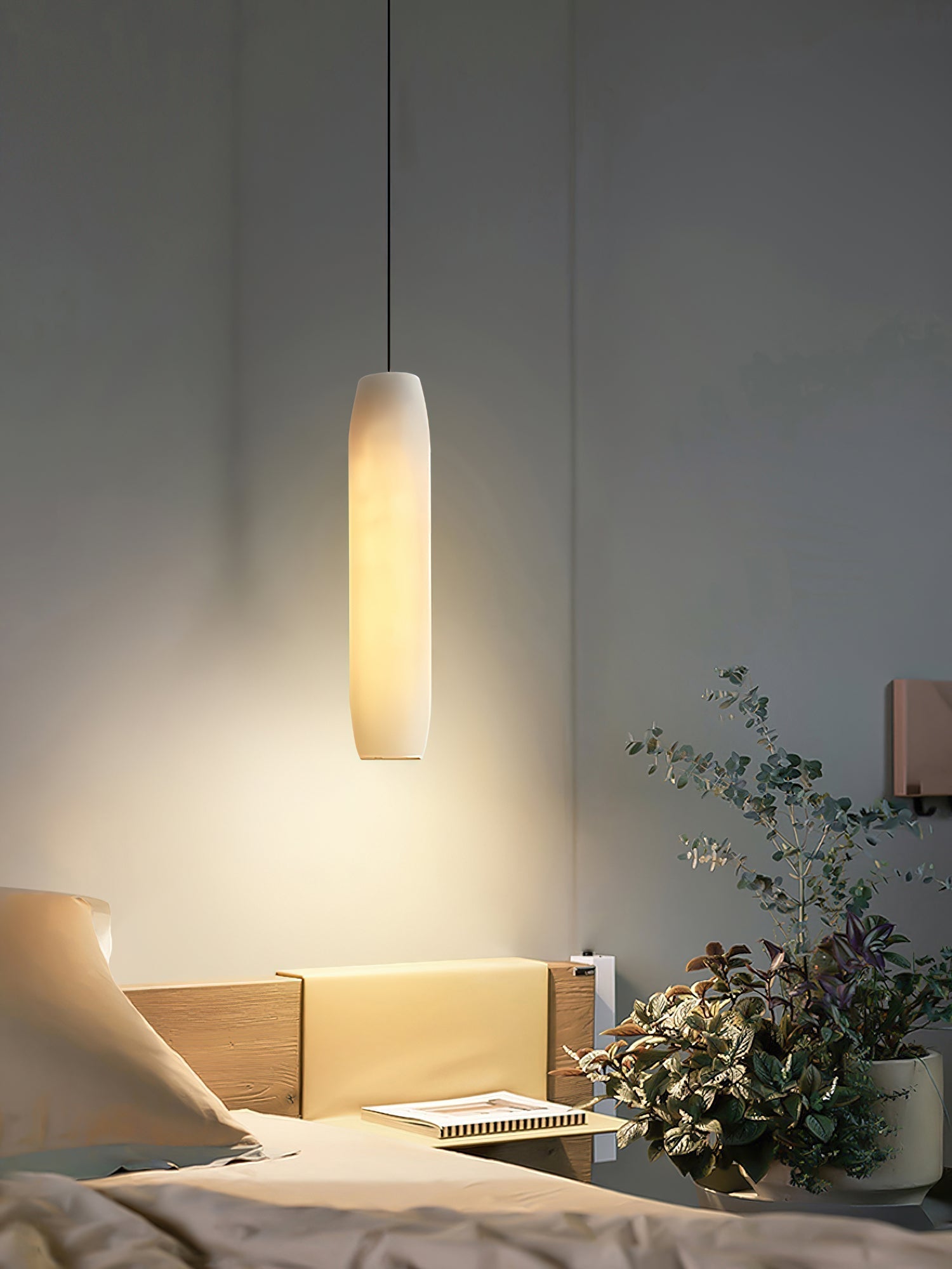 Kvennuvye Flute Modern Minimalist Metal Pendant Light - Lamp Copper